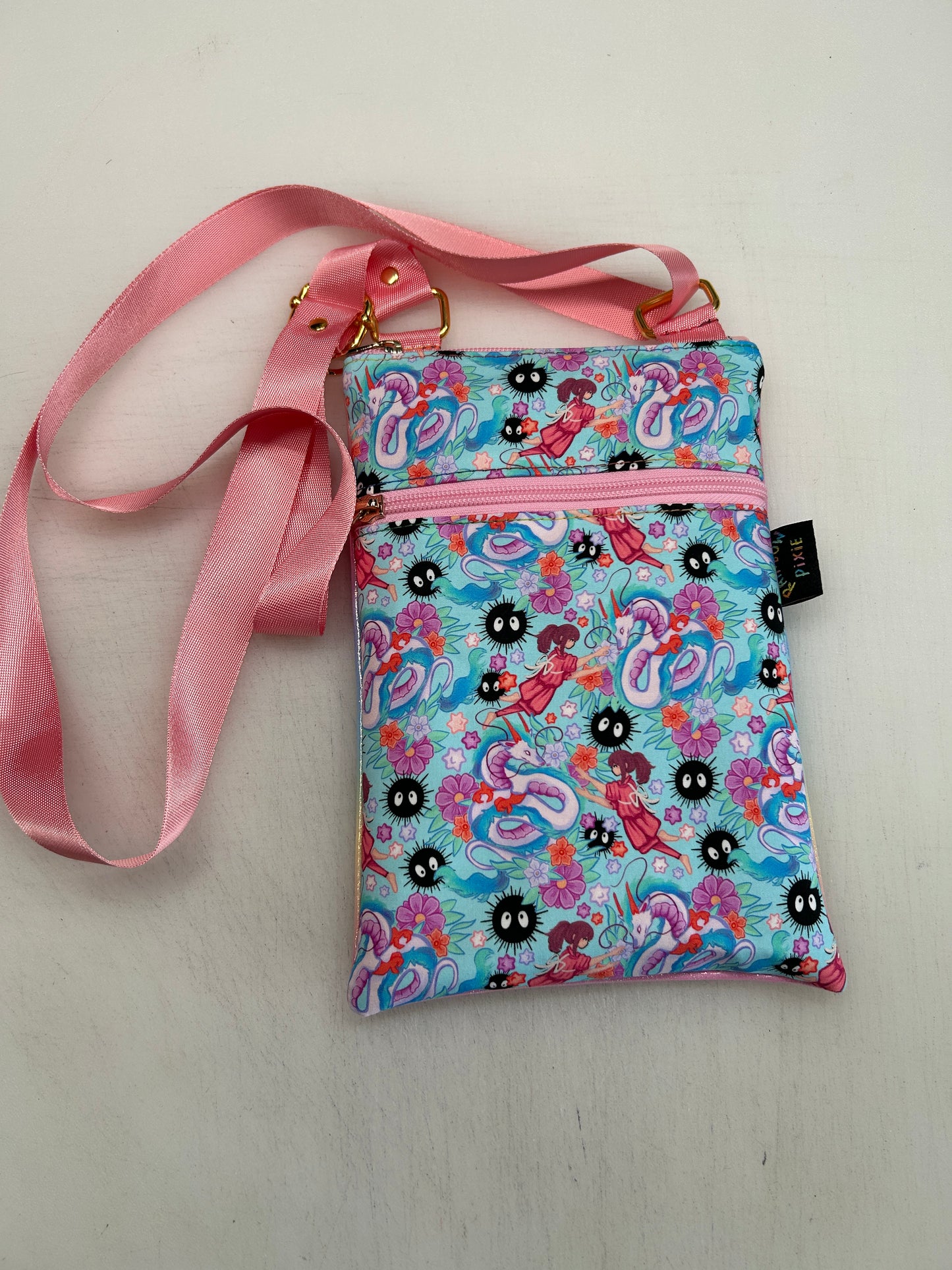 Studio ghibli themed small crossbody bag