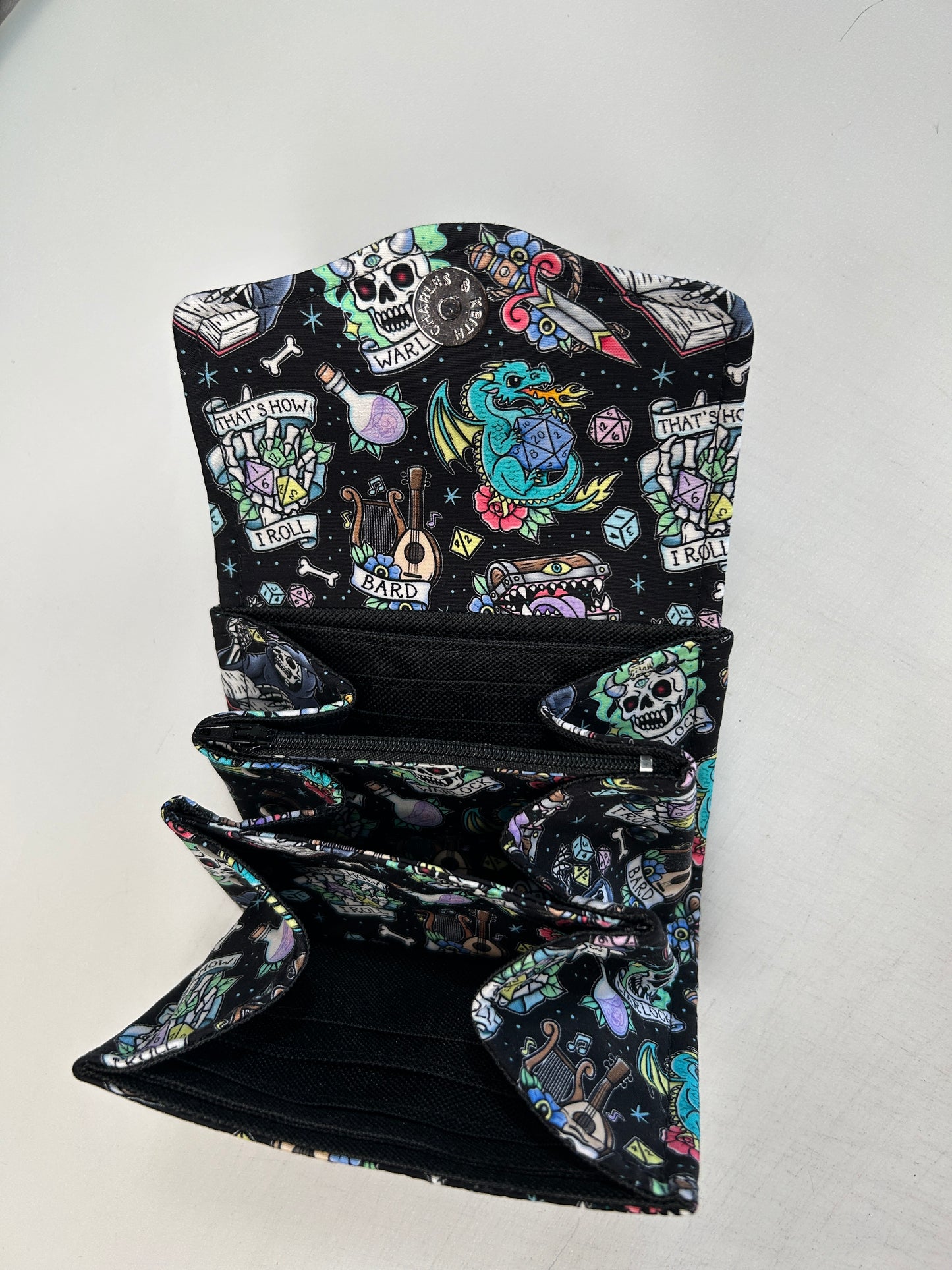 Tattoo dice Themed Small Purse