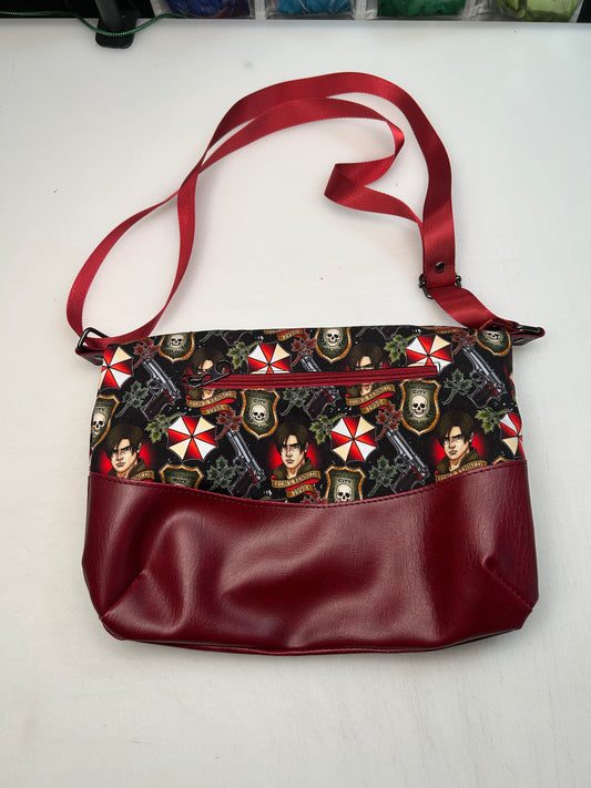 Resident Evil Themed foldover crossbody bag