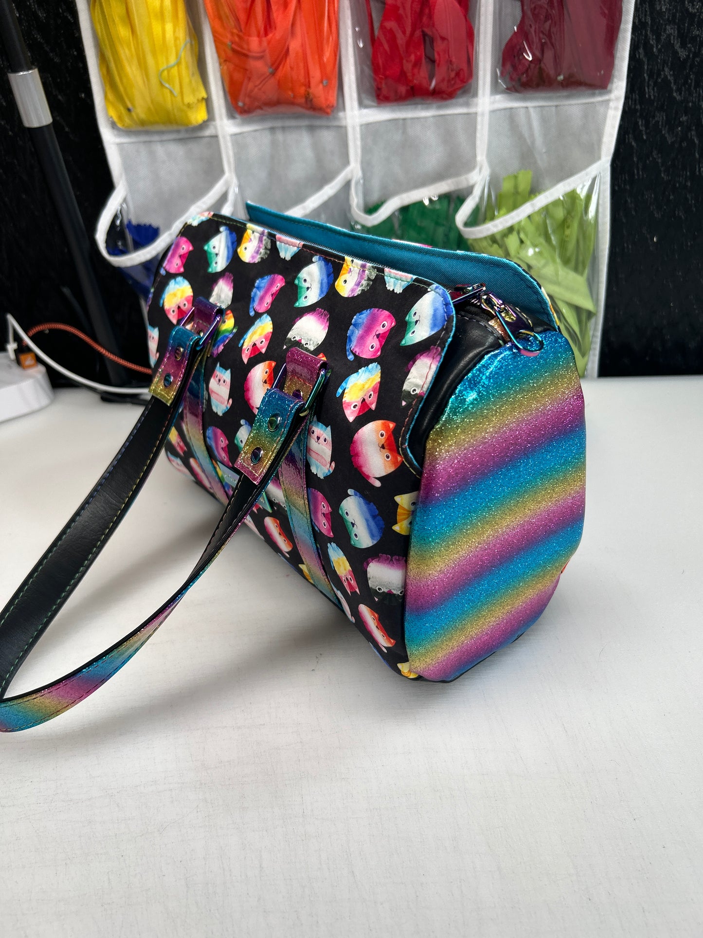 Pride cats barrel bag