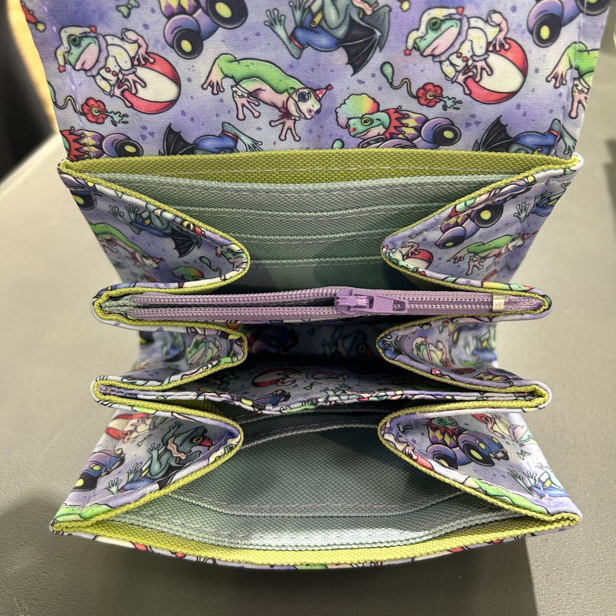 Clown Frogs Small Purse - image 3