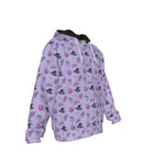Load image into Gallery viewer, Pastel Halloween All-Over Print Zip Up Hoodie With Pocket, Unisex Hoodie Design