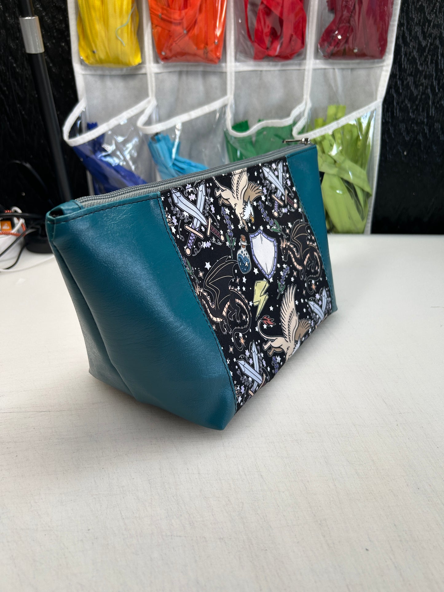 Mythical creatures themed Toiletry bag