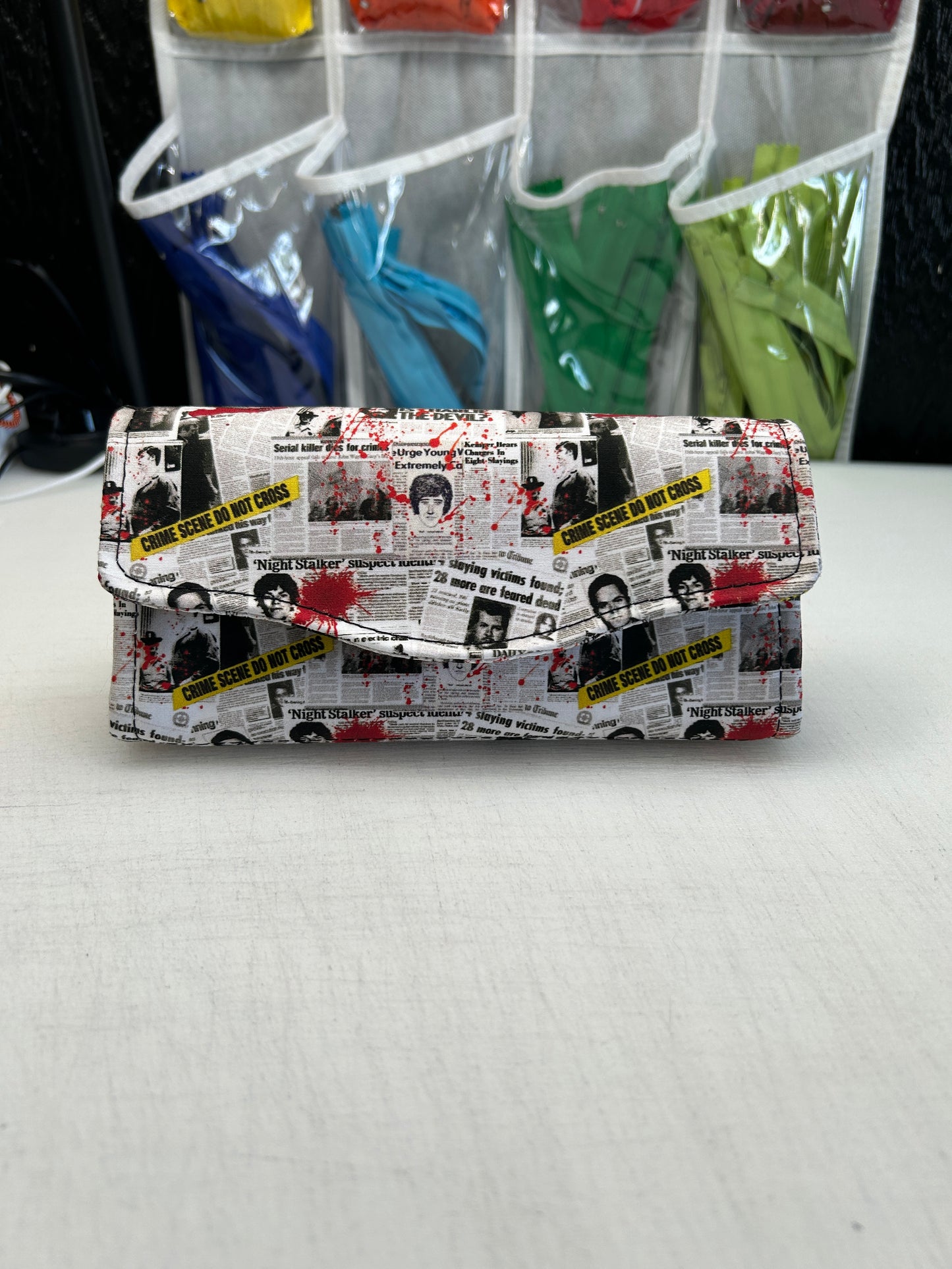 True Crime themed Purse