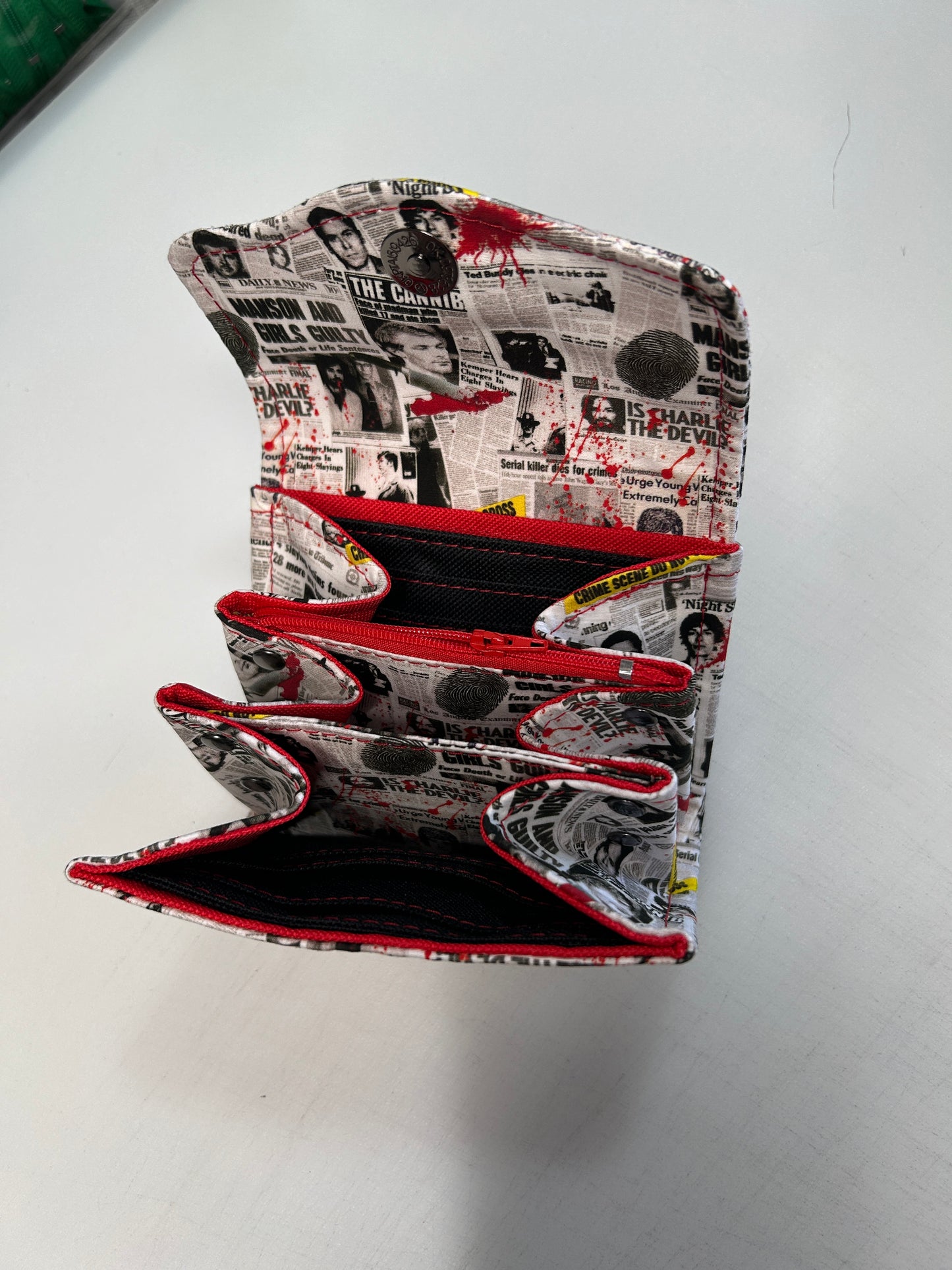 True Crime themed Purse
