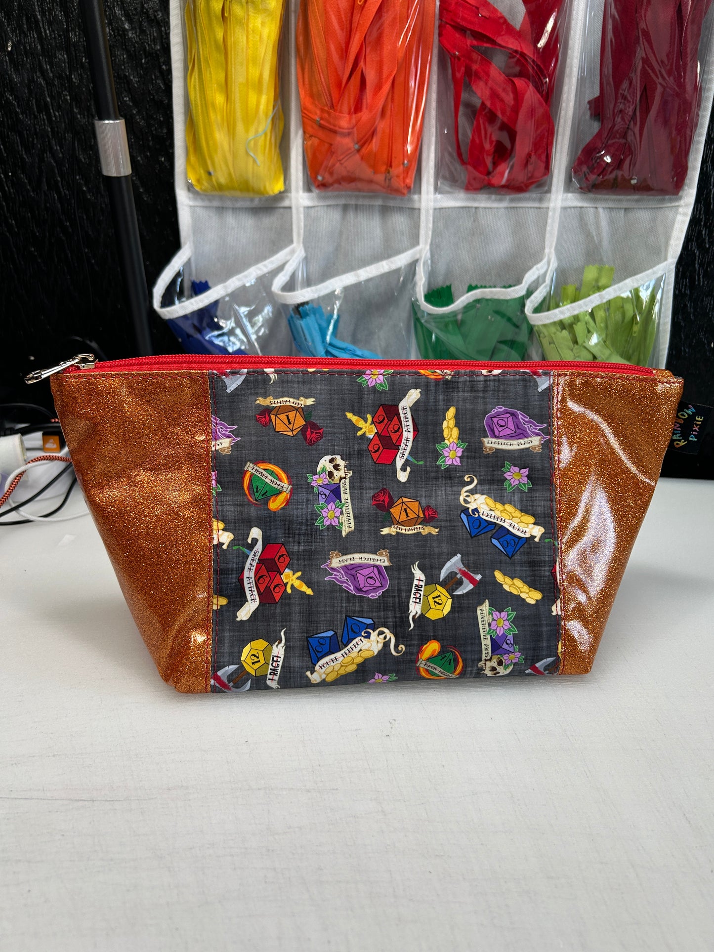 Dice themed Toiletry bag