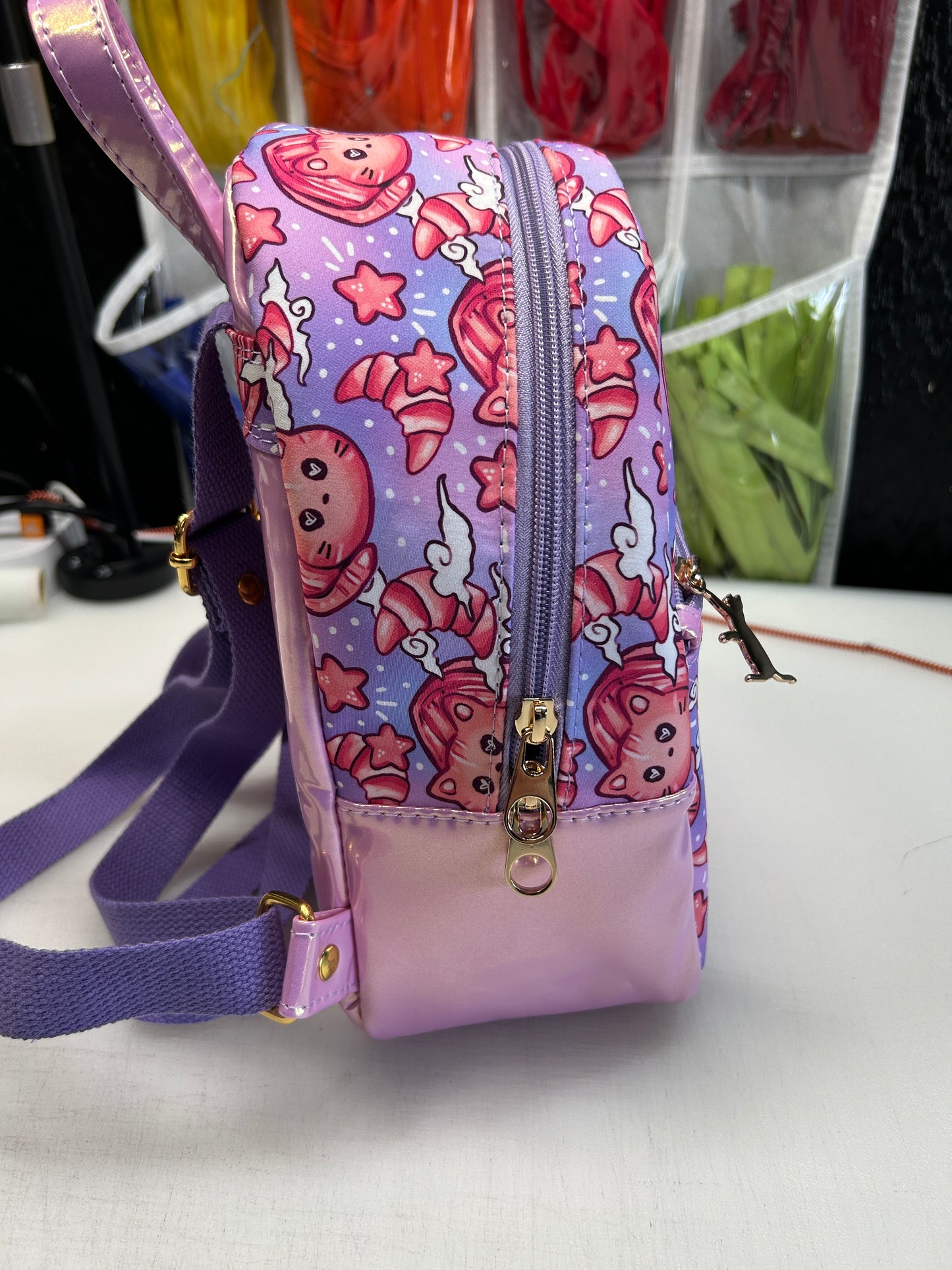 Croissant kitties Mini Backpack