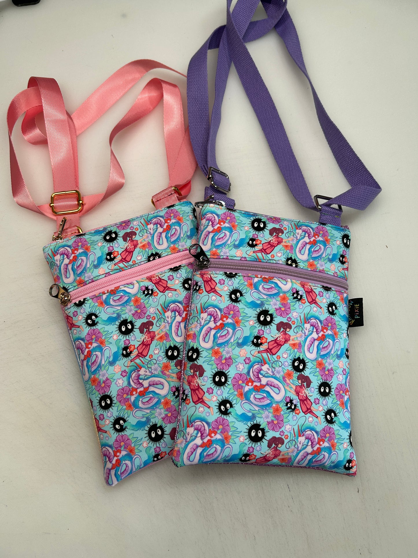 Studio ghibli themed small crossbody bag