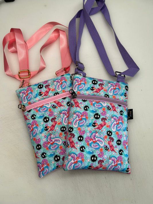 Studio ghibli themed small crossbody bag