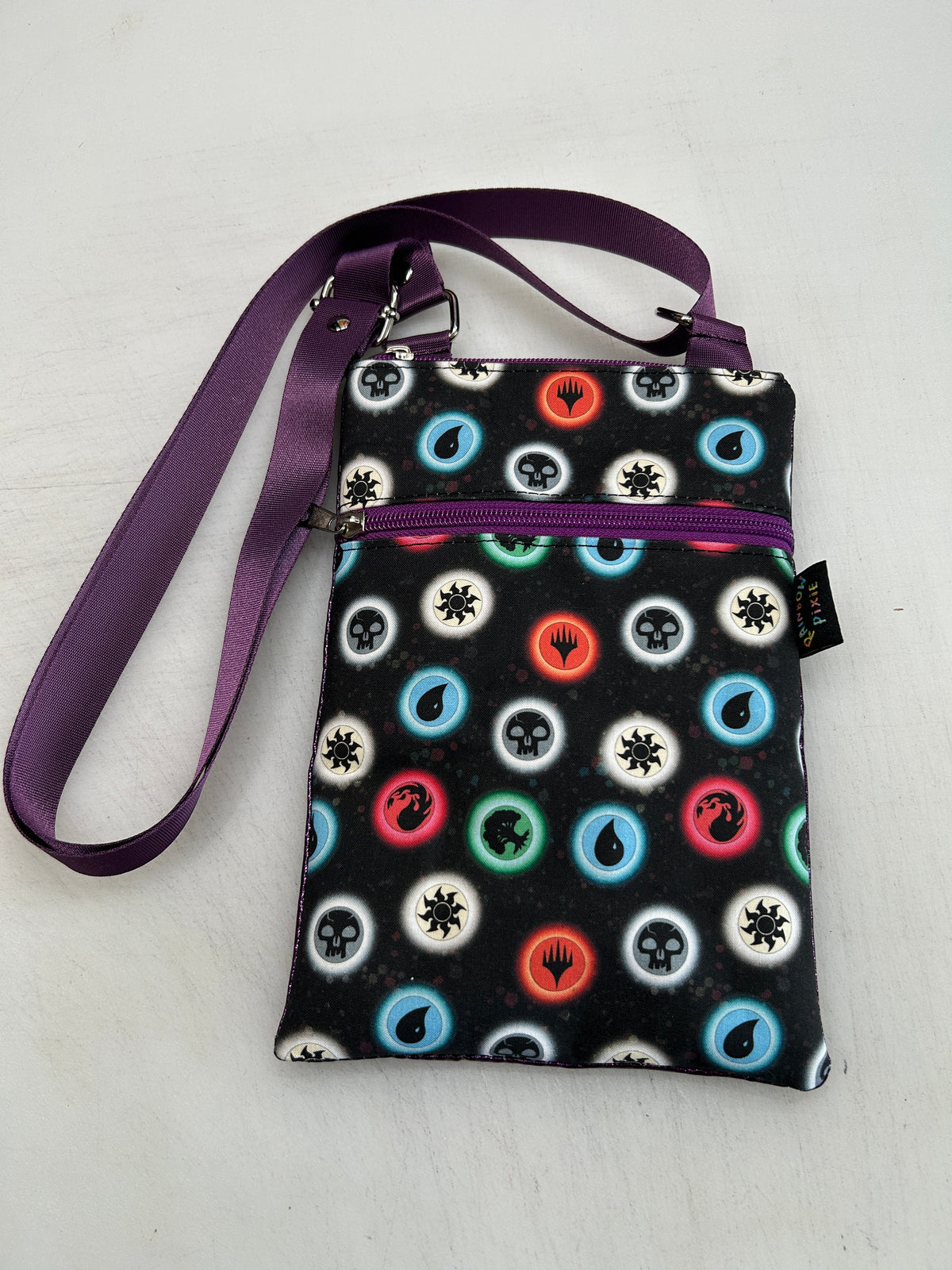 Magic The Gathering themed small crossbody bag