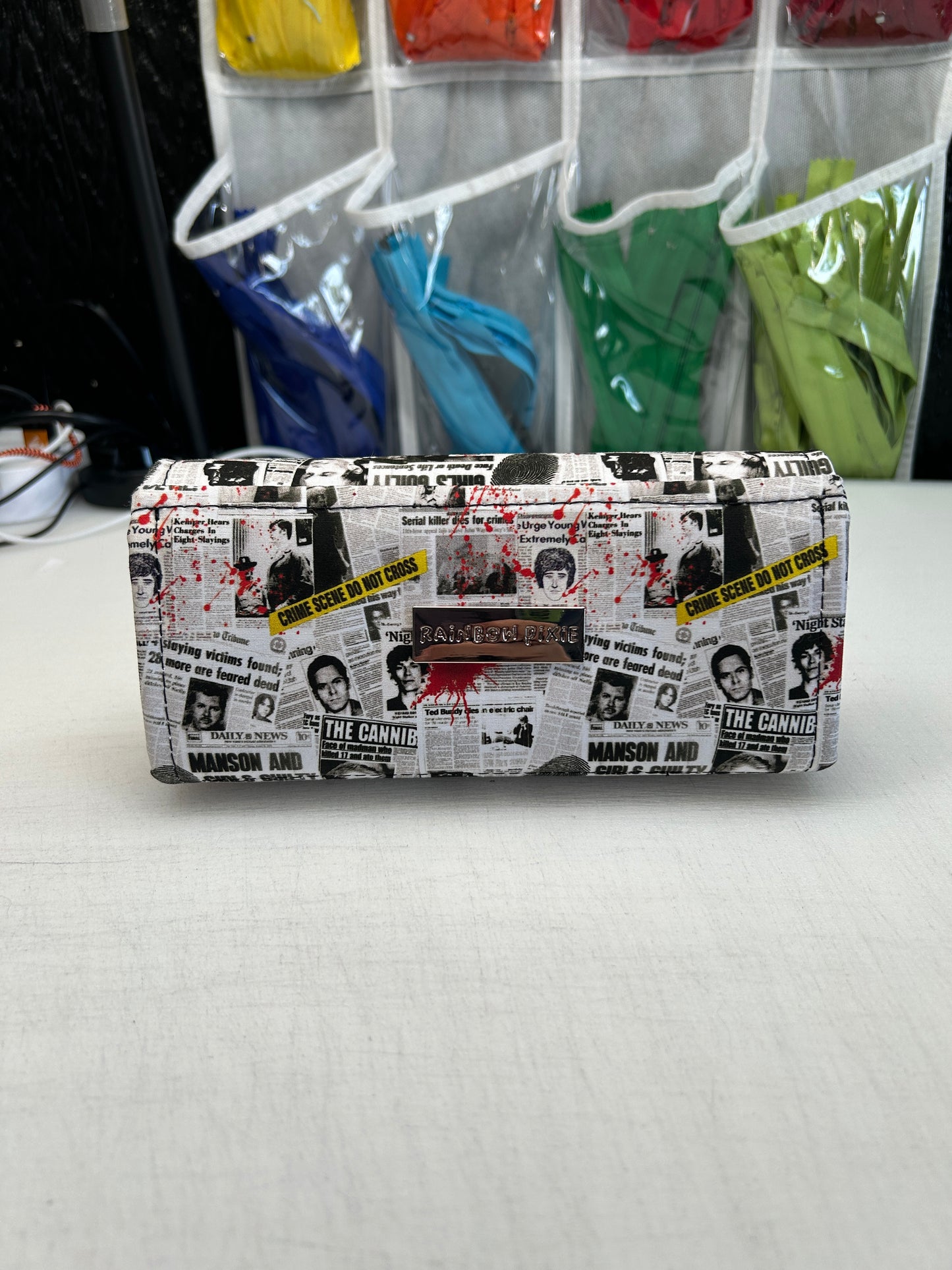 True Crime themed Purse