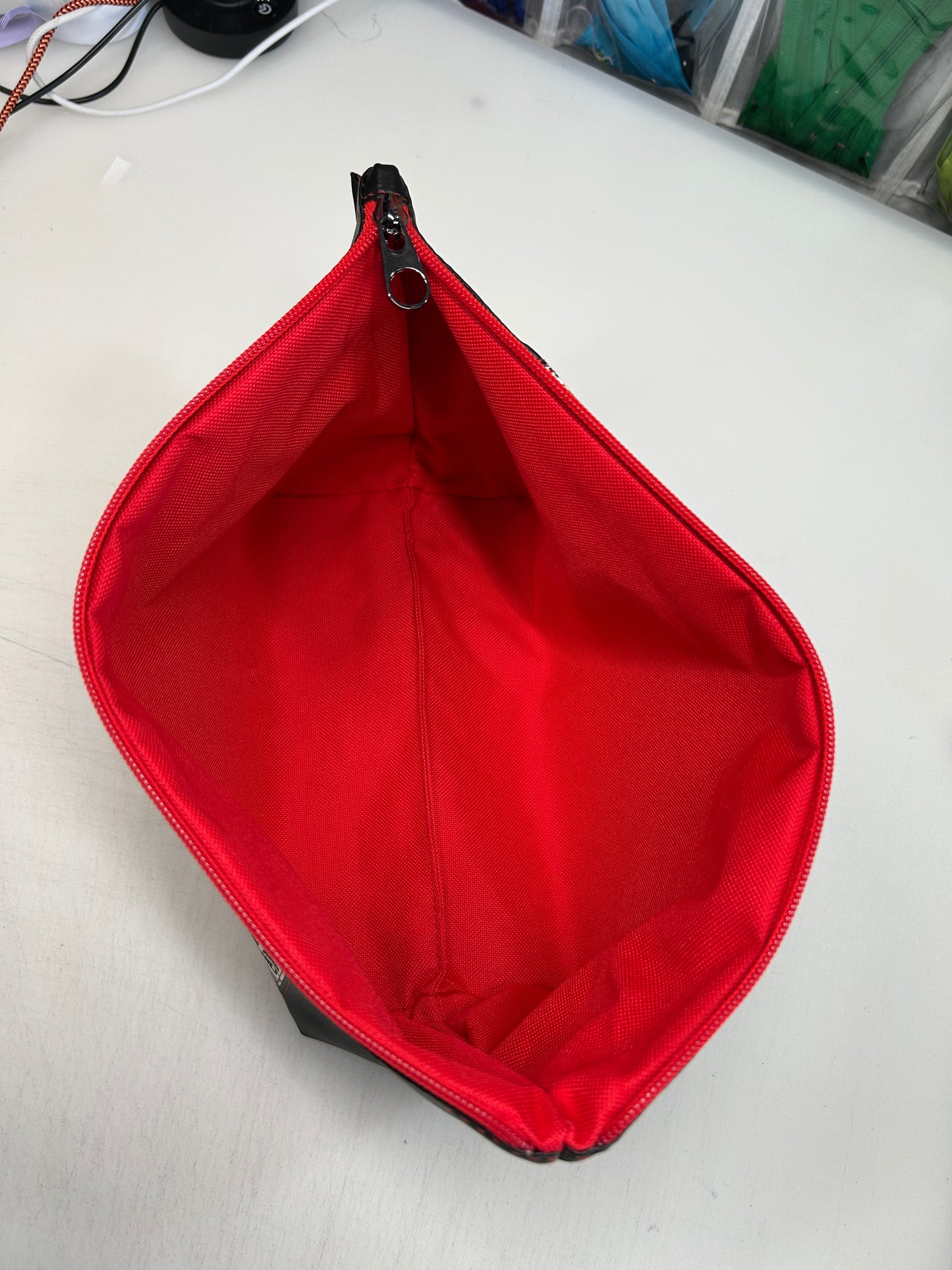 True crime themed Toiletry bag