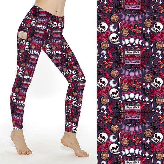 Stranger Things Leggings with Pockets