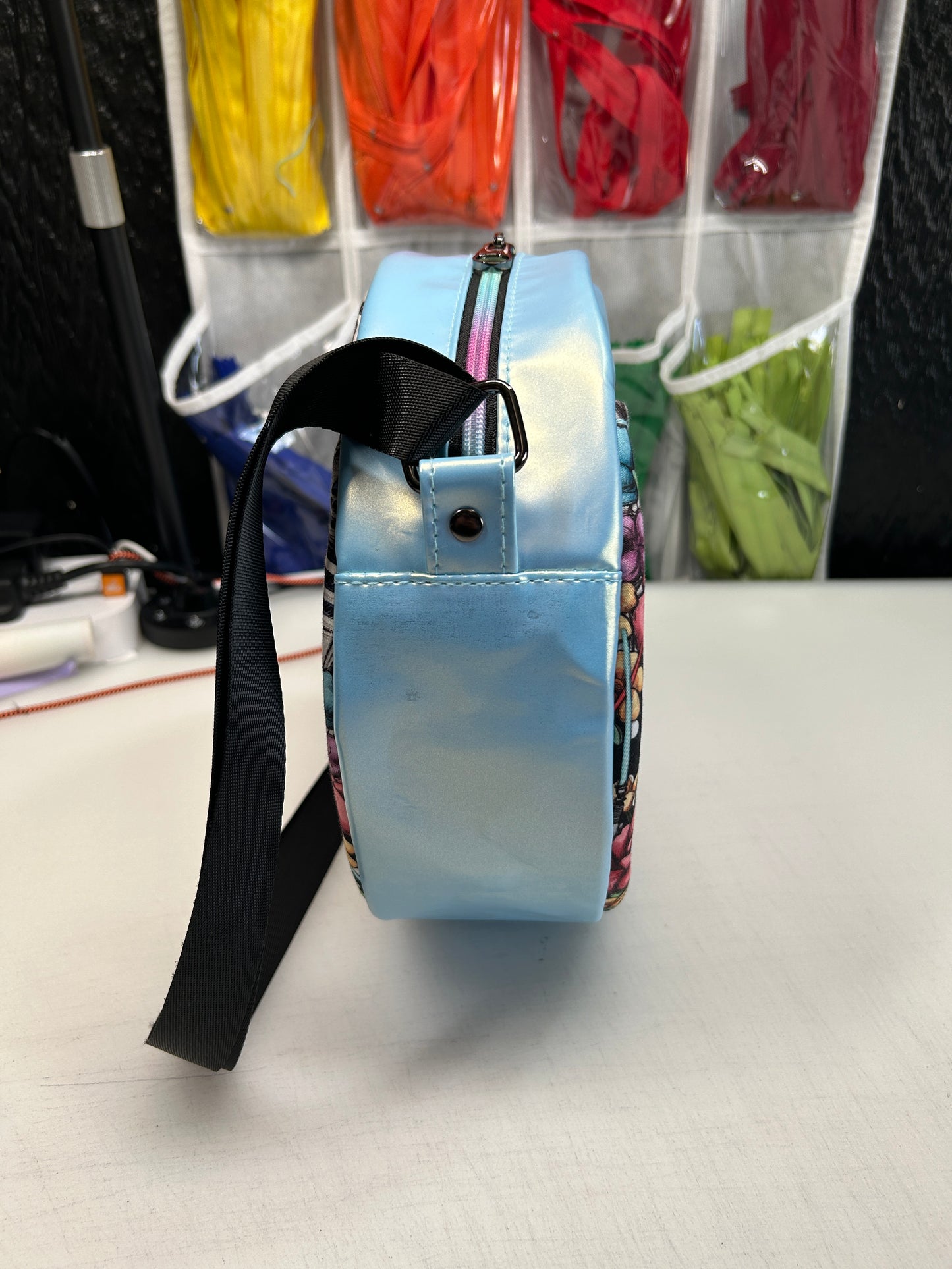 Floral Star Wars themed Crossbody Circle Bag