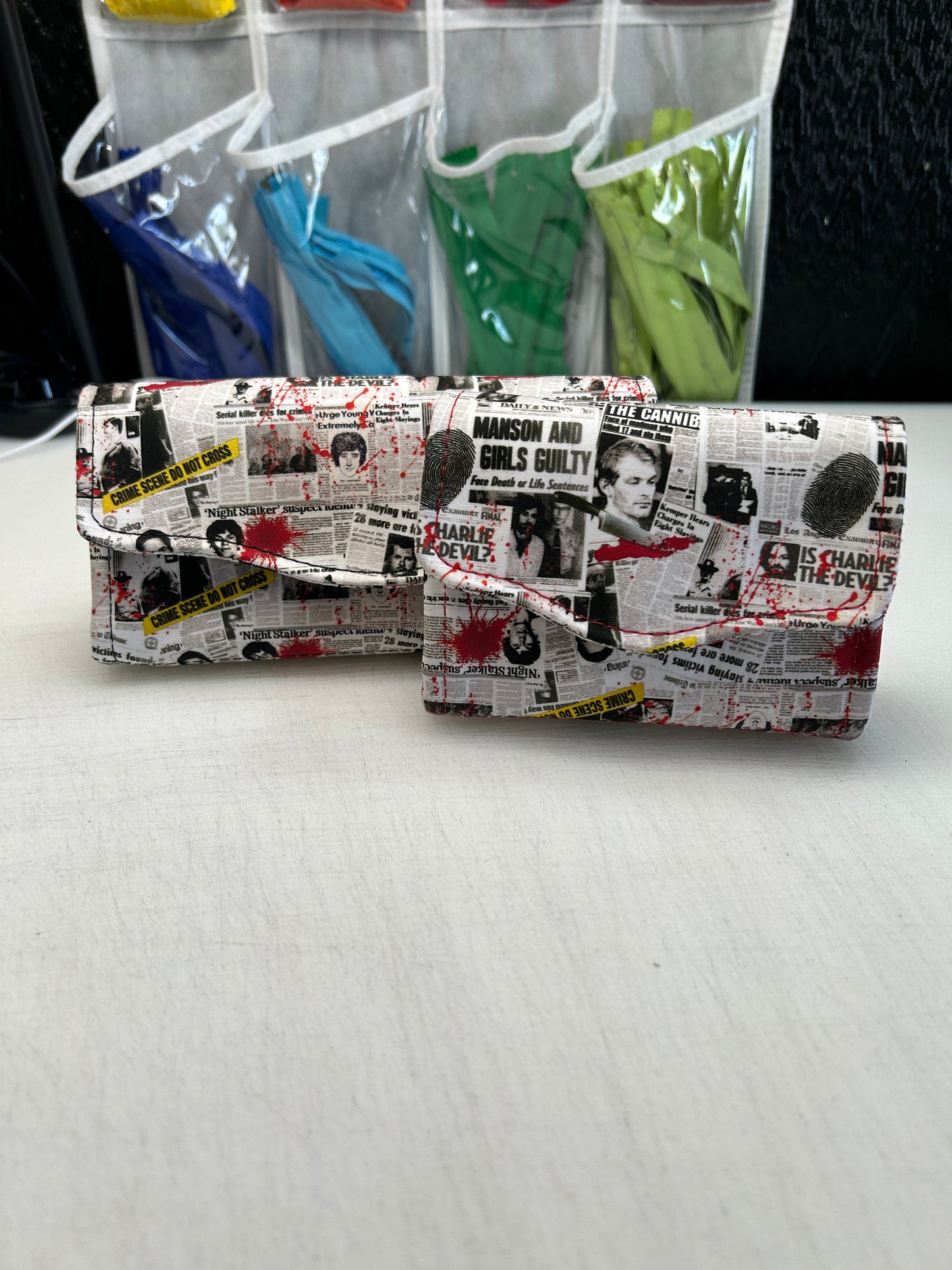 True Crime themed Purse