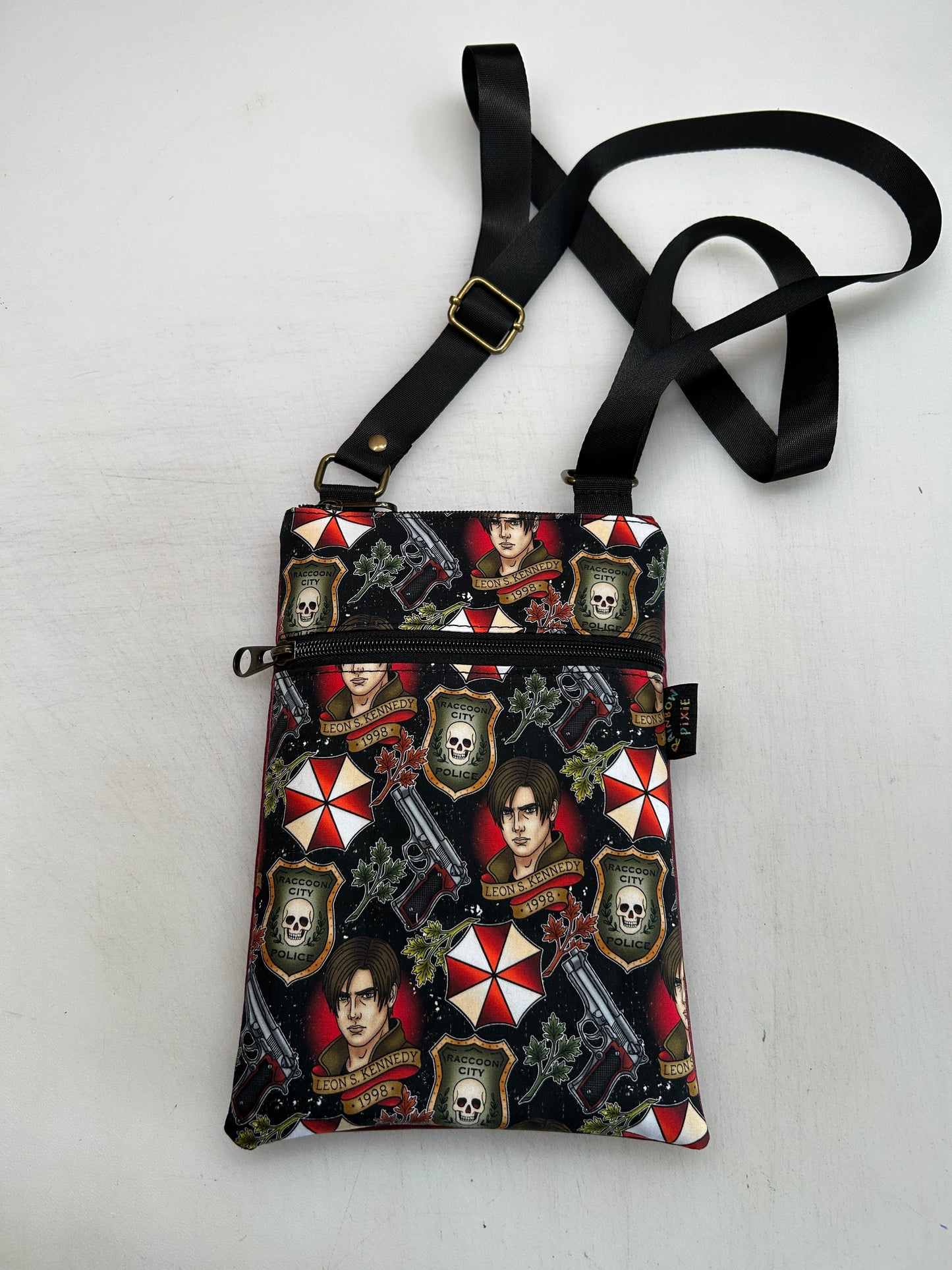 Resident evil themed small crossbody bag