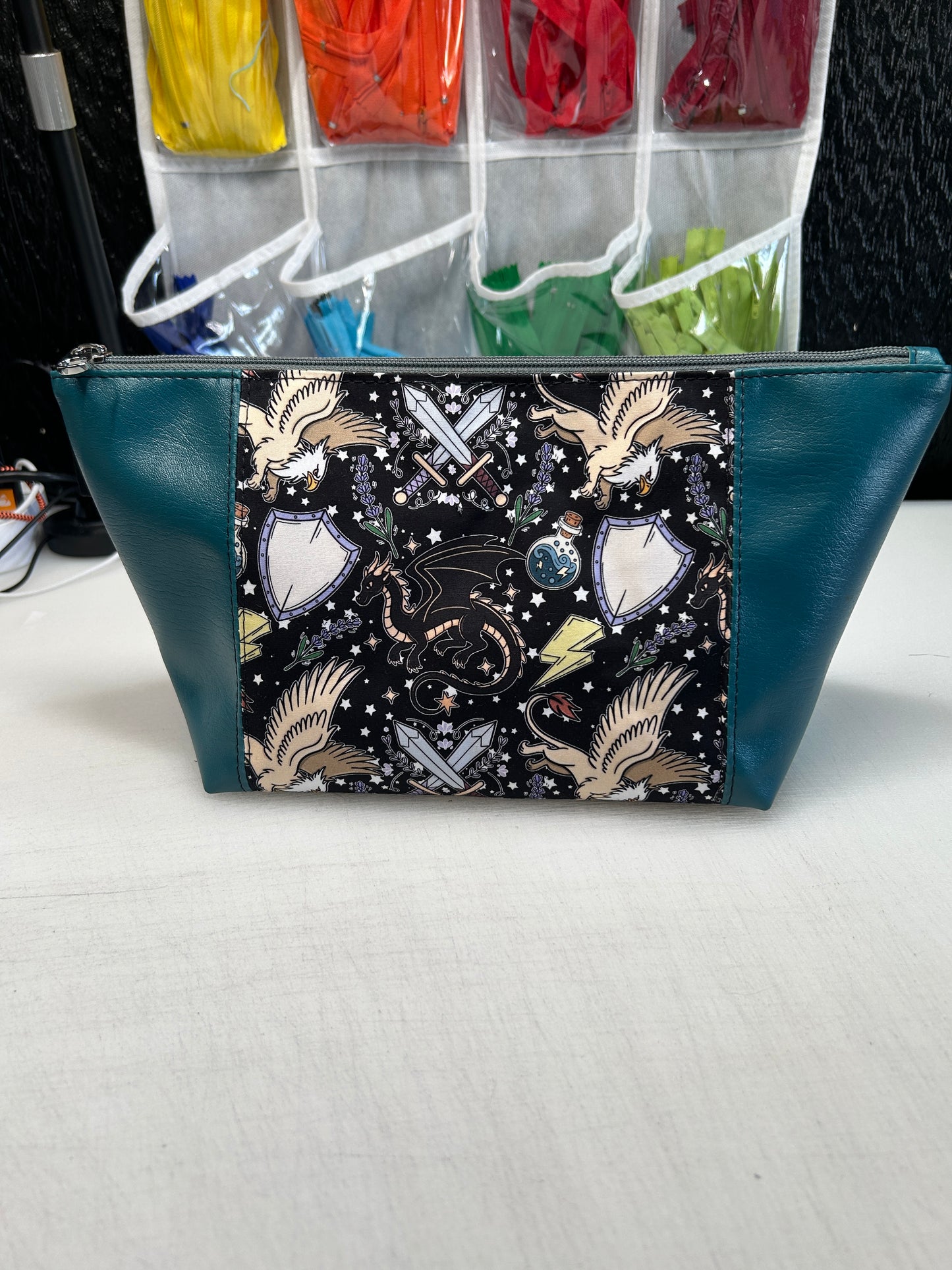 Mythical creatures themed Toiletry bag