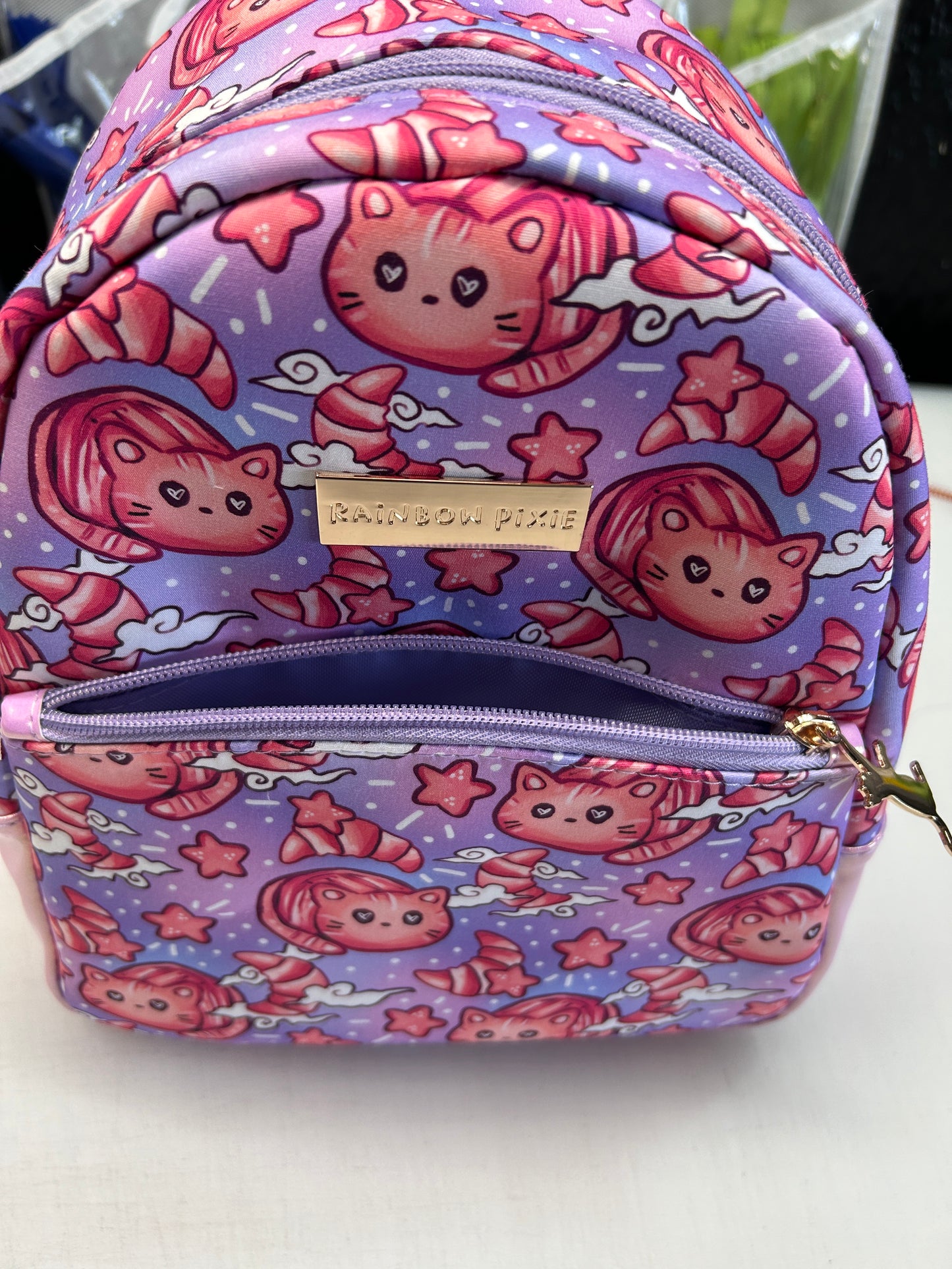 Croissant kitties Mini Backpack
