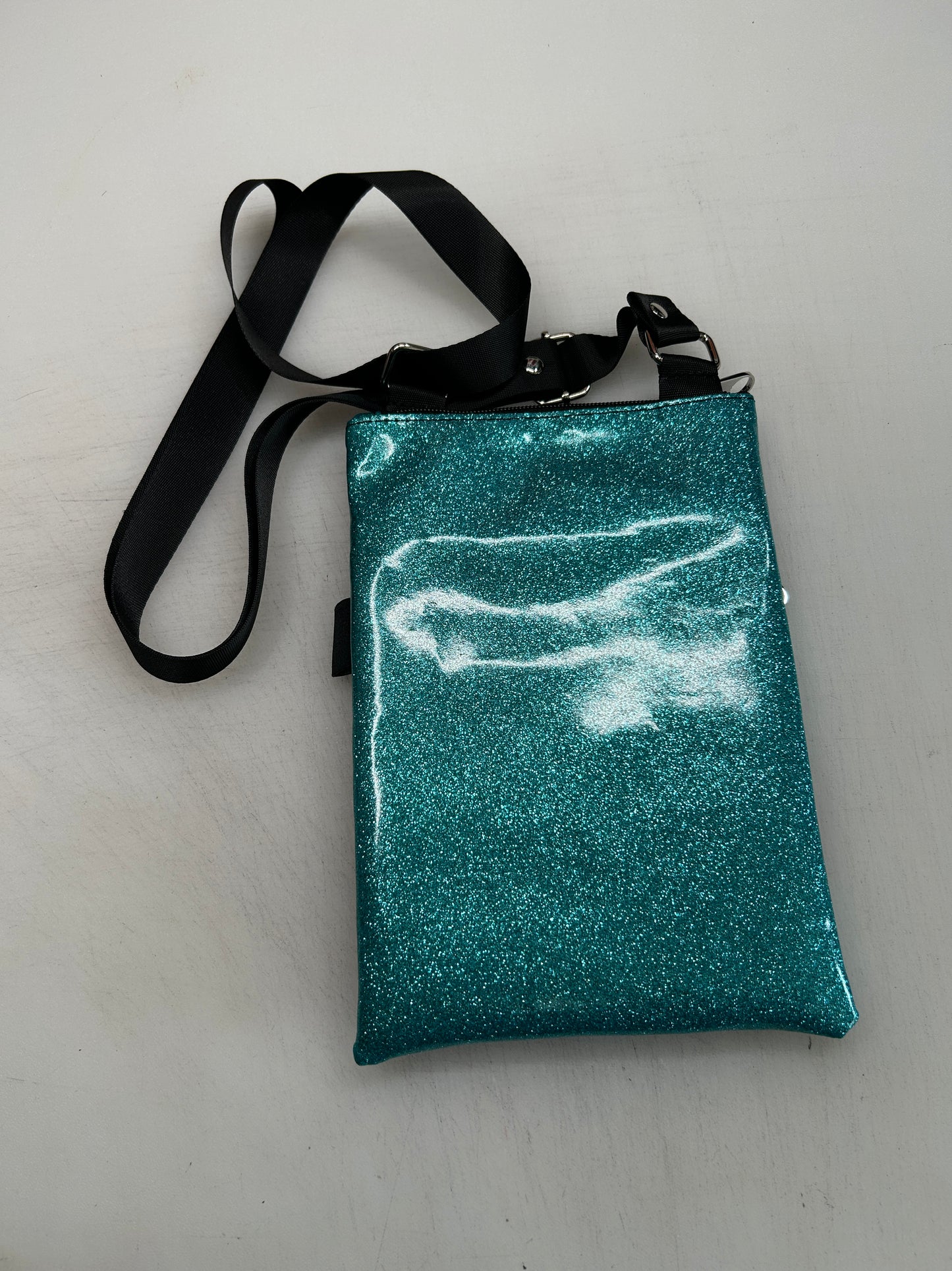 Godzilla themed small crossbody bag