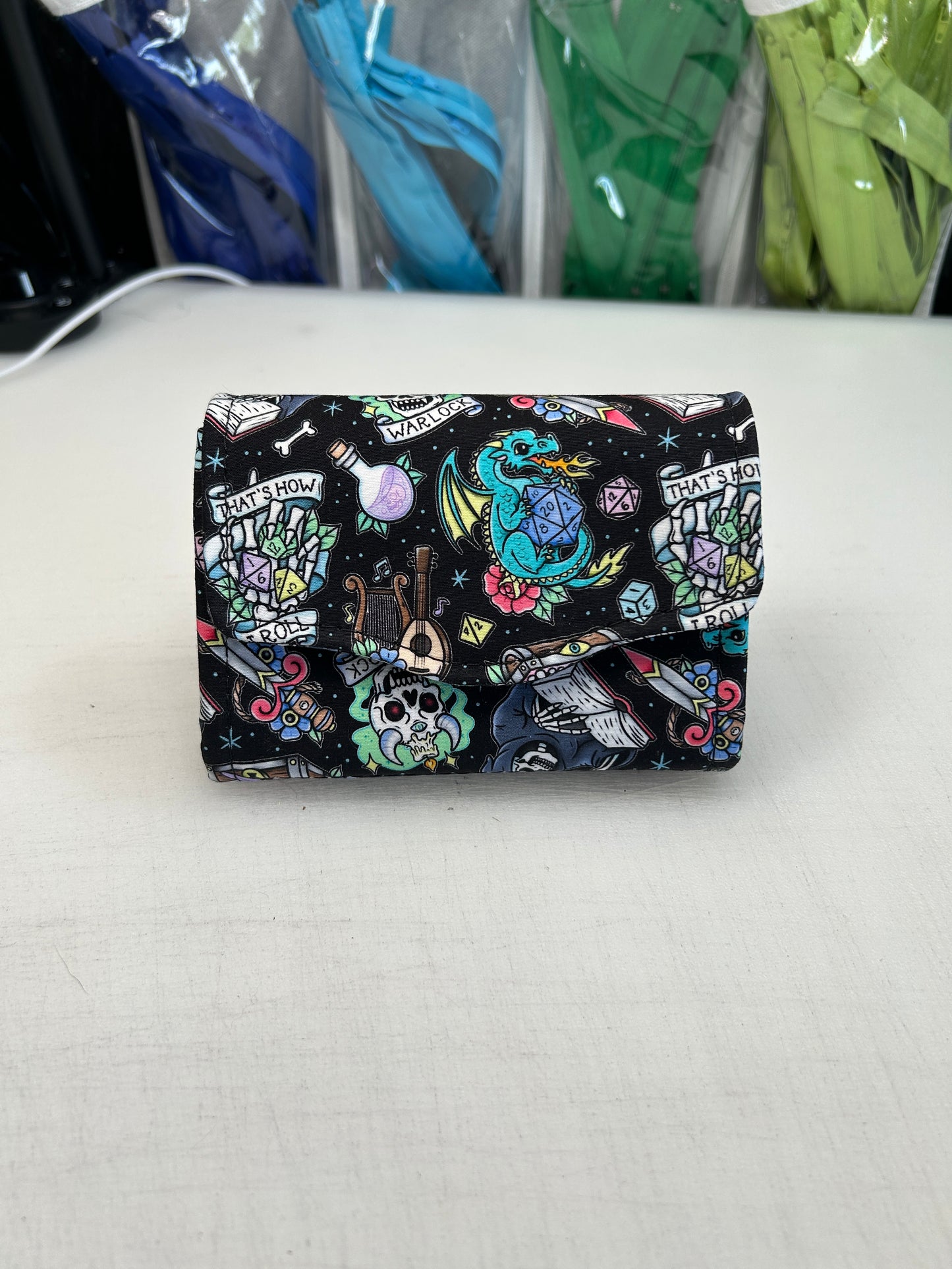 Tattoo dice Themed Small Purse