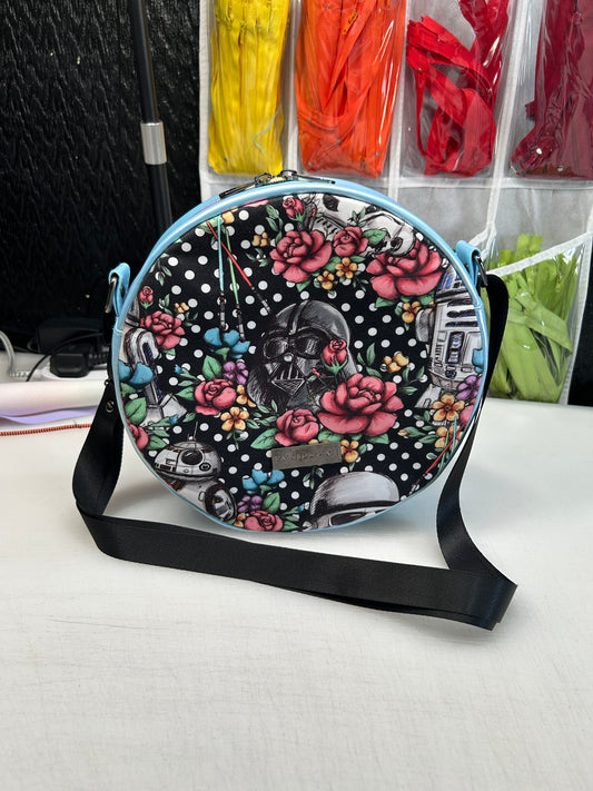 Floral Star Wars themed Crossbody Circle Bag