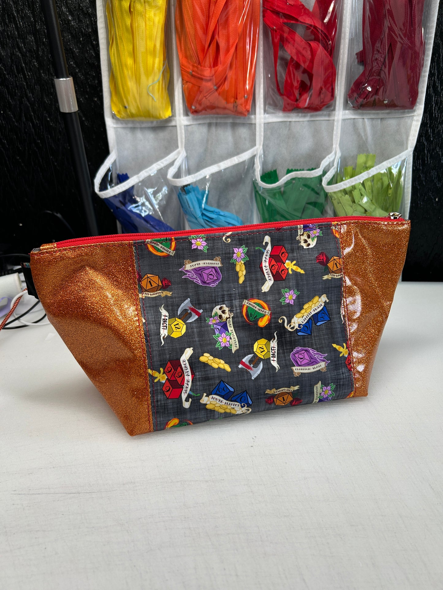 Dice themed Toiletry bag