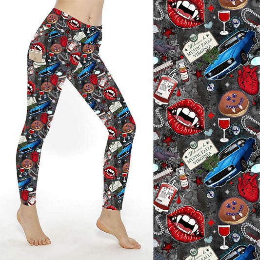 Vampire Diaries Leggings with Pockets