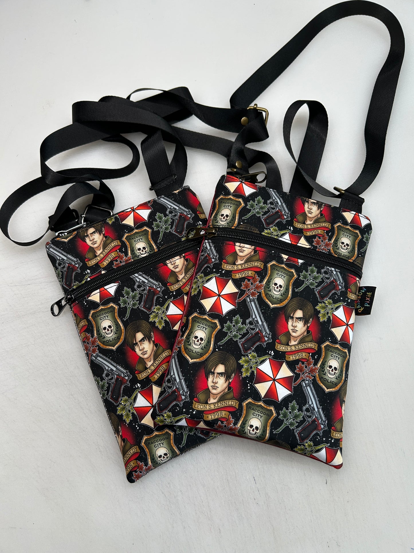 Resident evil themed small crossbody bag