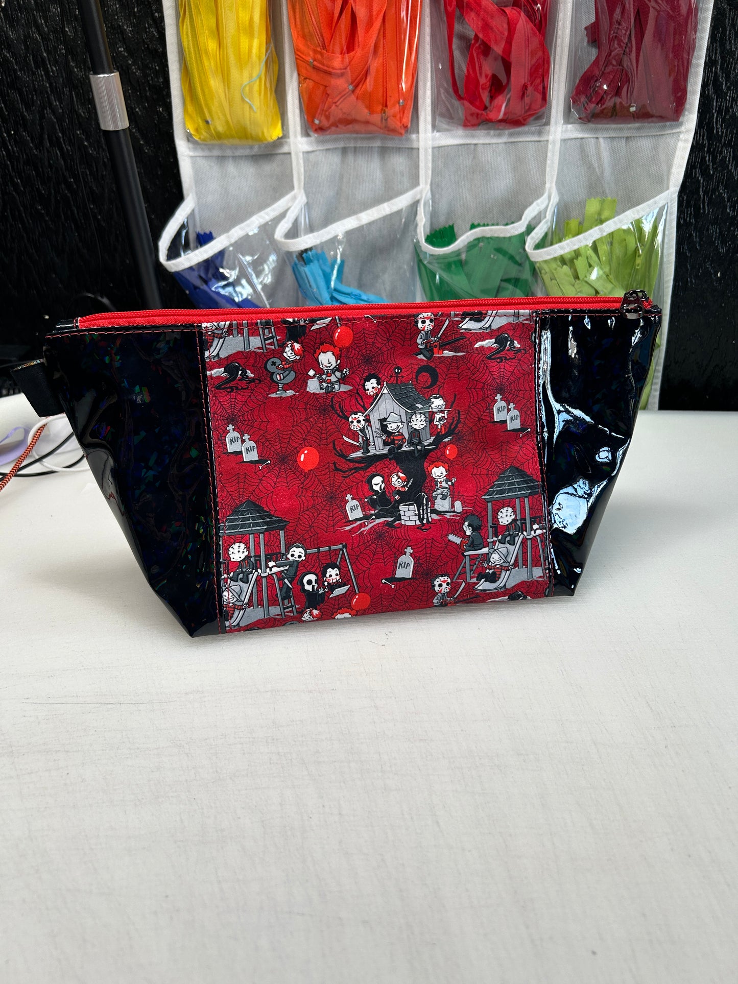 Chibi horror themed Toiletry bag