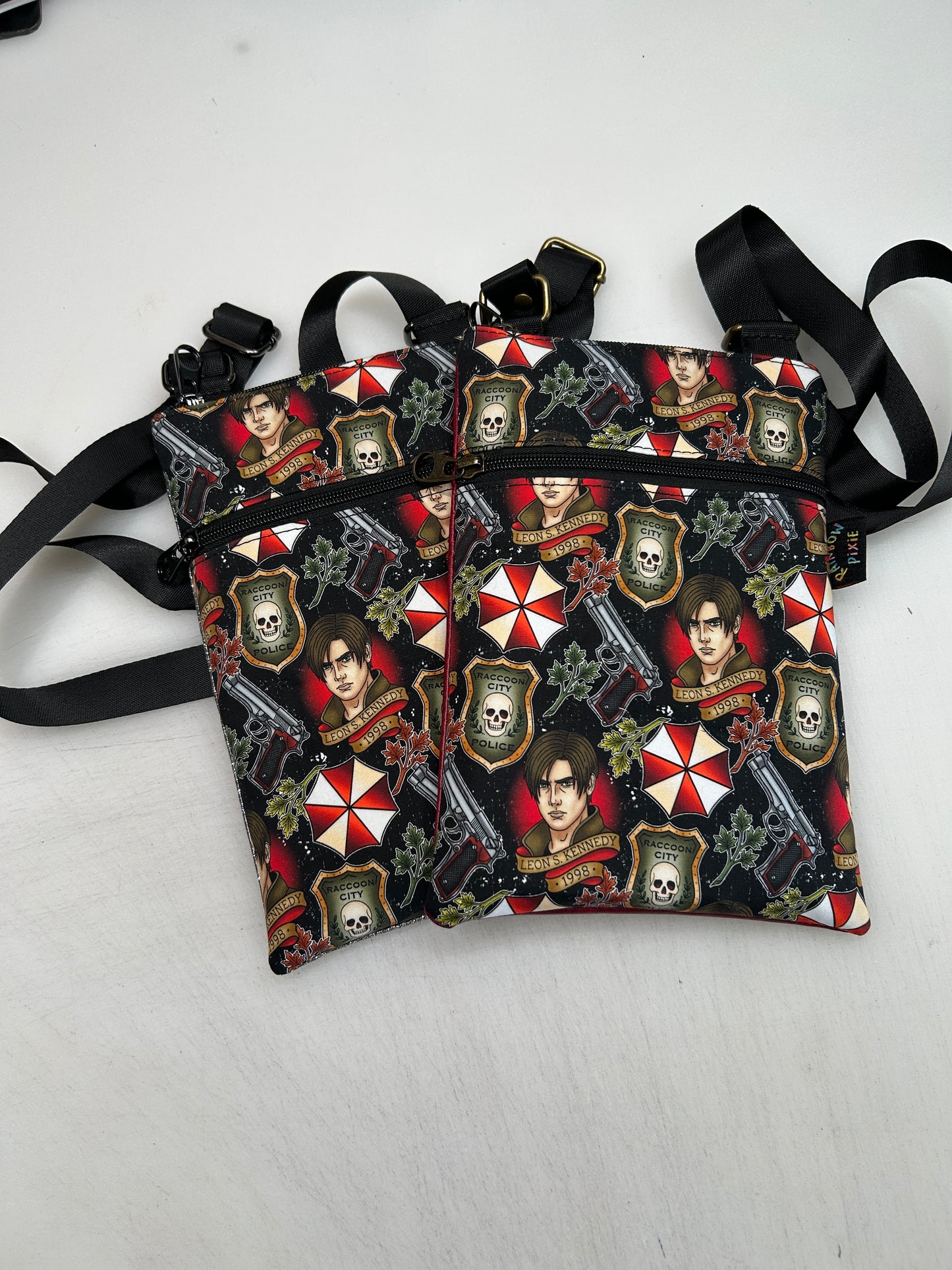 Resident evil themed small crossbody bag