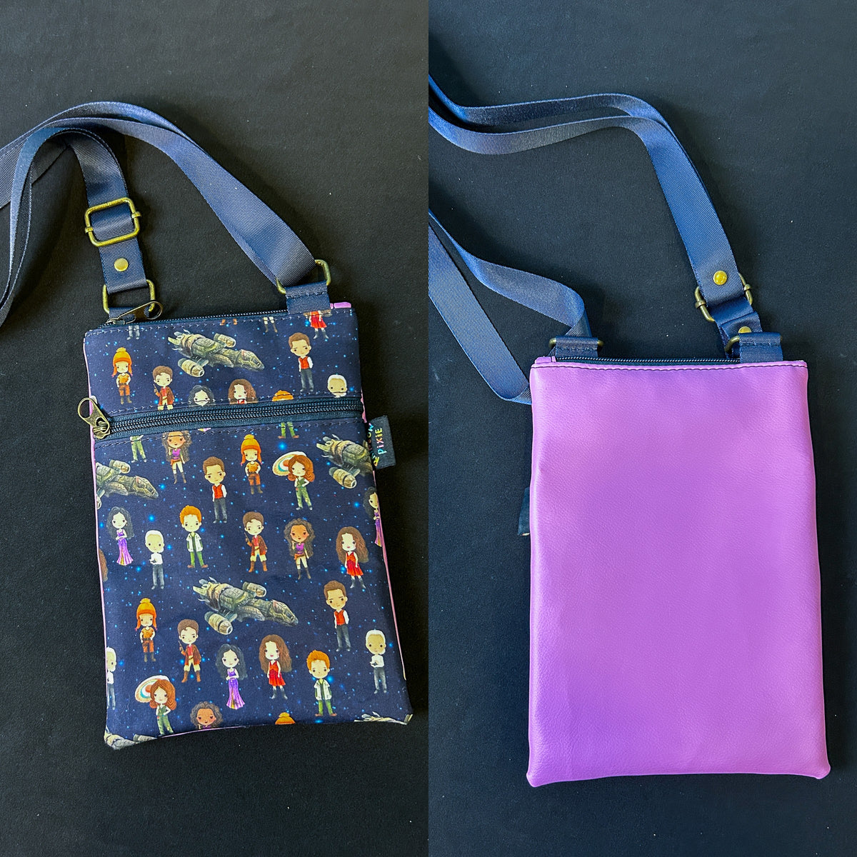 Firefly Small Crossbody Bag — Lilac Back