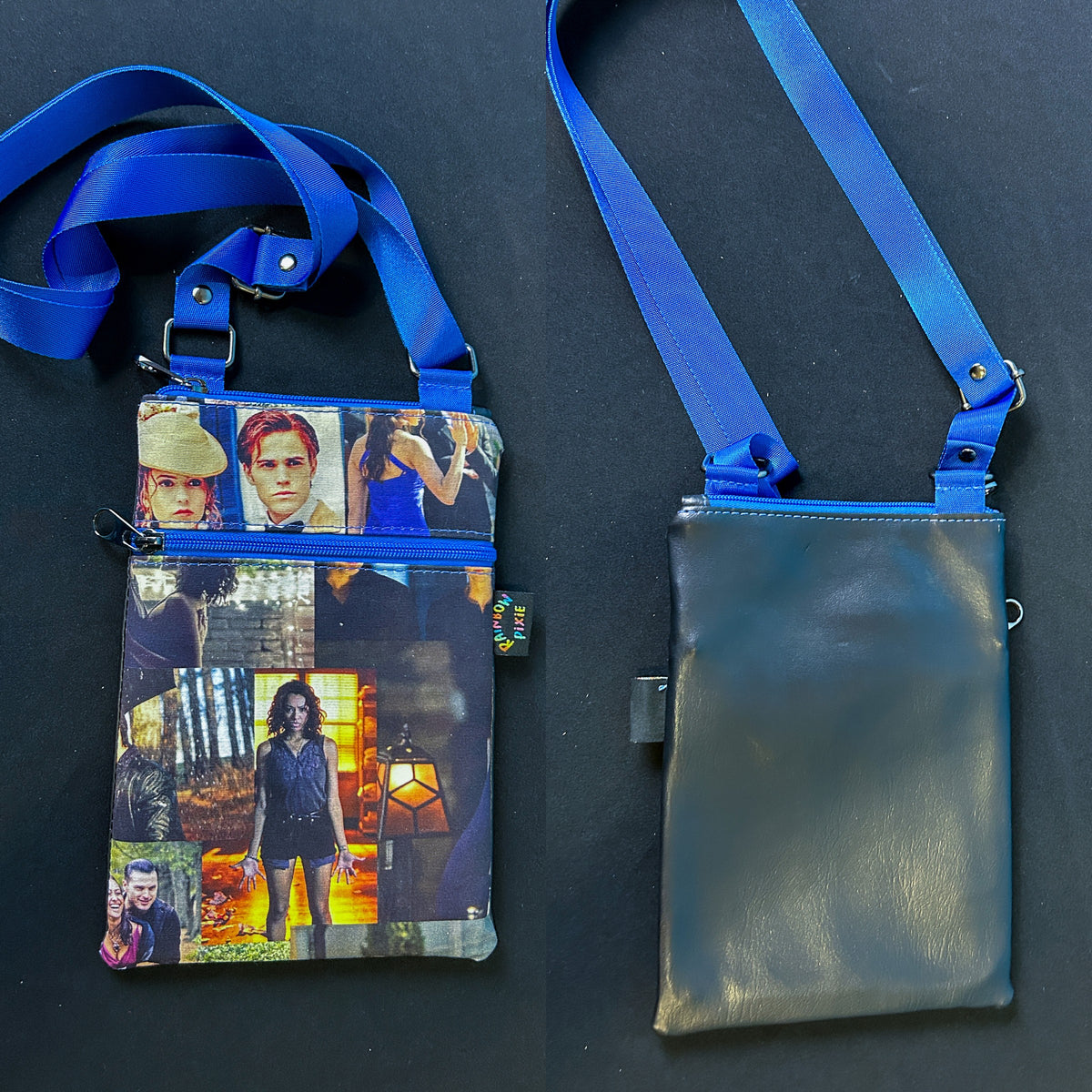 Vampire Diaries Small Crossbody Bag — Black Back