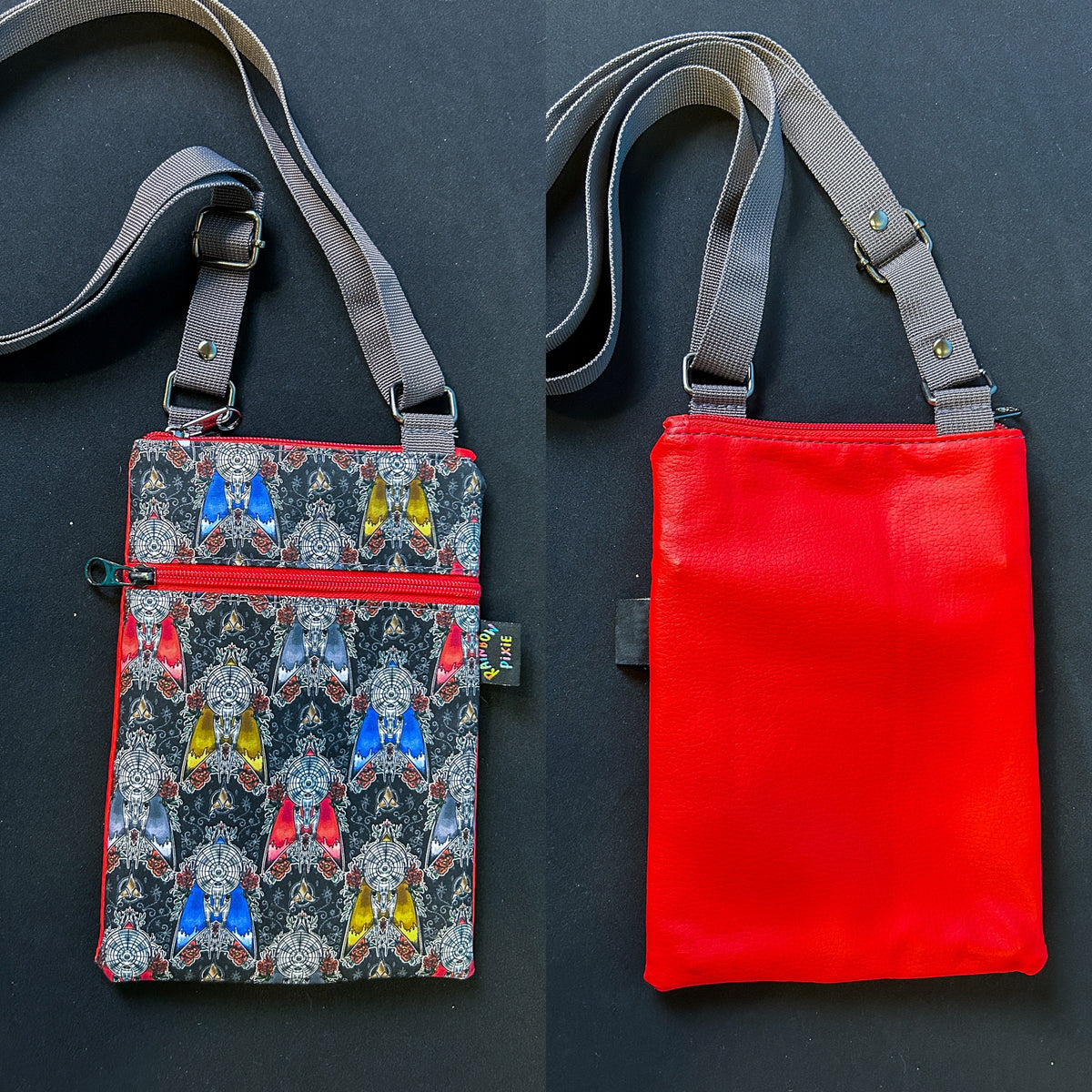Star Trek Small Crossbody Bag — Red Back