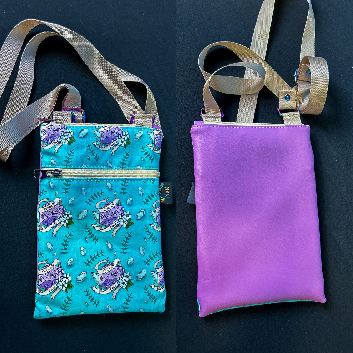 Critically Cute Small Crossbody Bag — Lilac Back