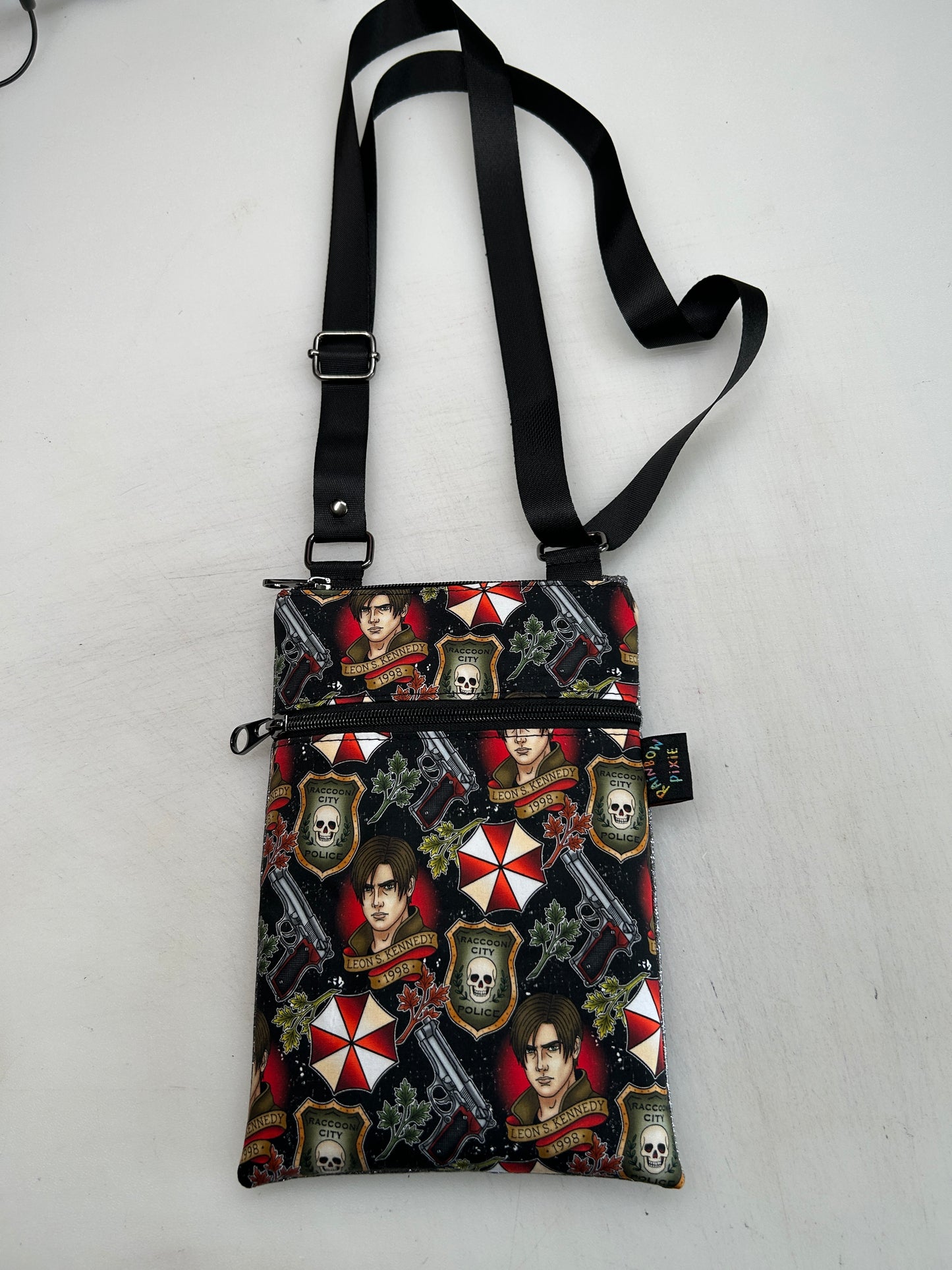 Resident evil themed small crossbody bag