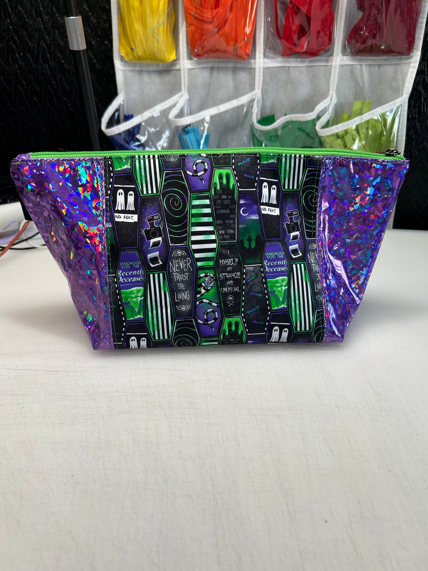 Beetlejuice themed Toiletry bag