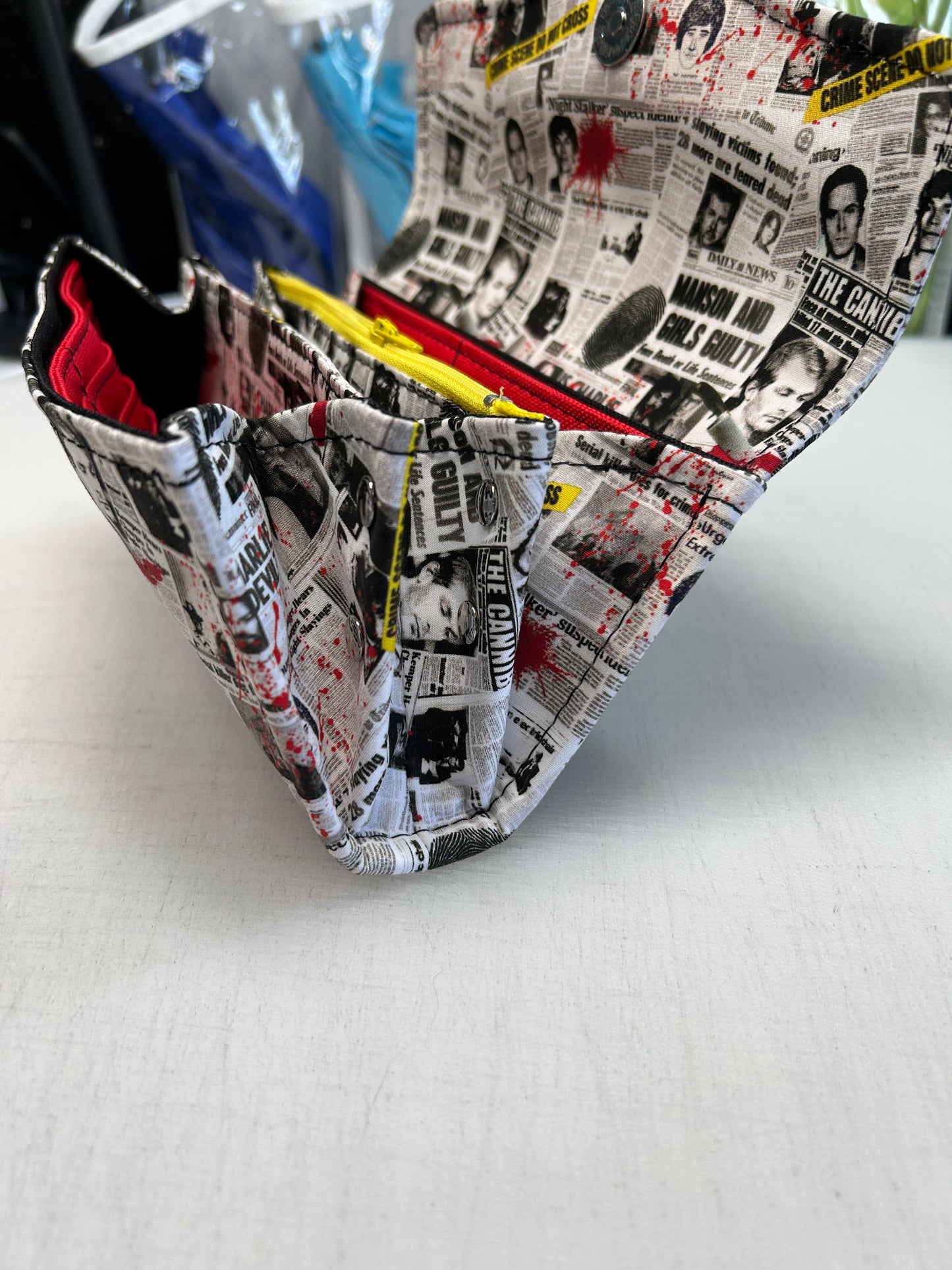 True Crime themed Purse