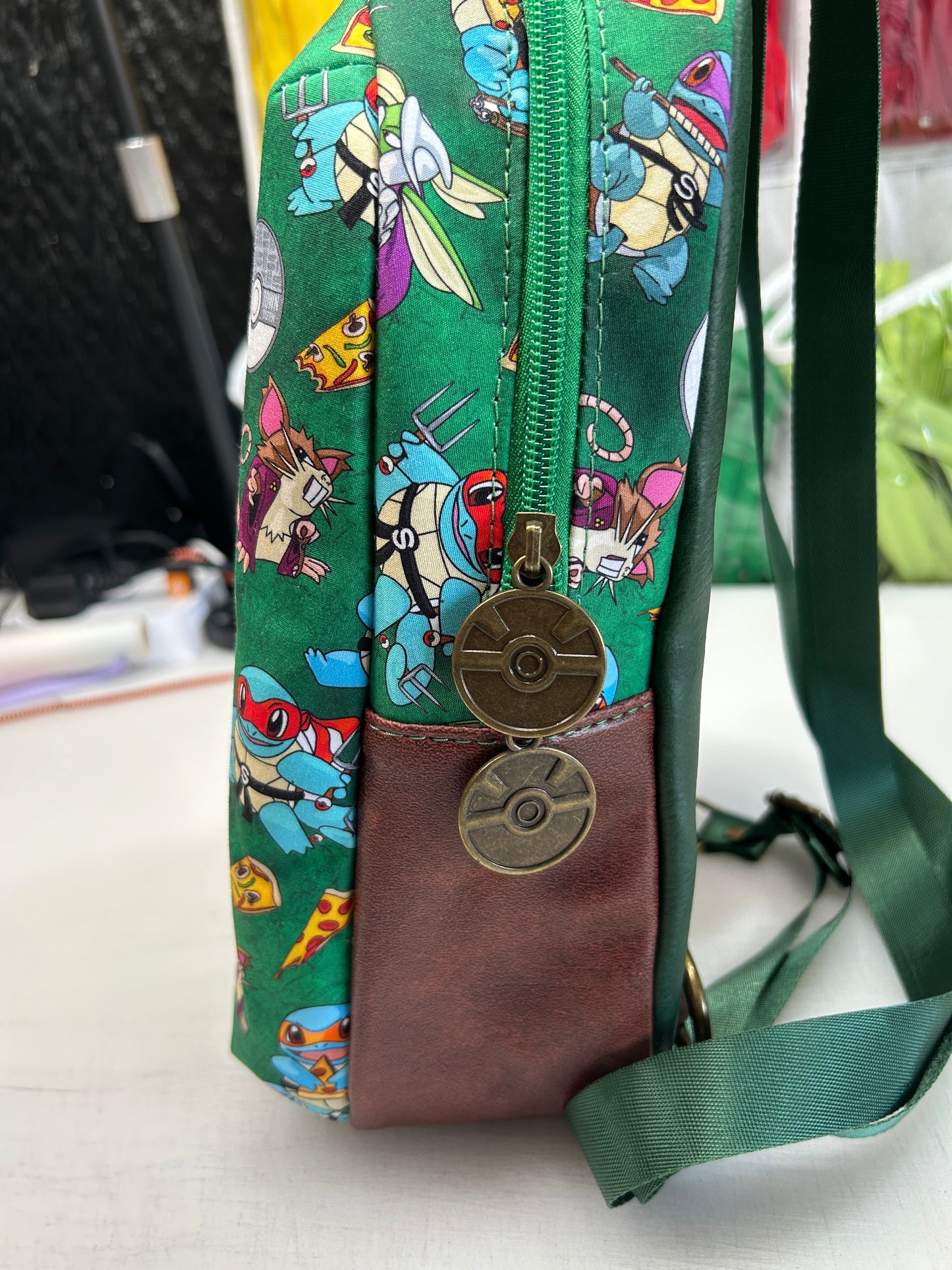 Teenage mutant ninja squirtles themed sling bag
