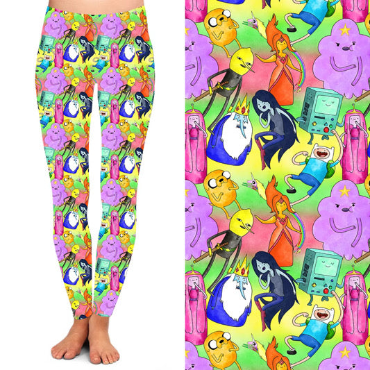 Adventure Time themed Leggings with Pockets