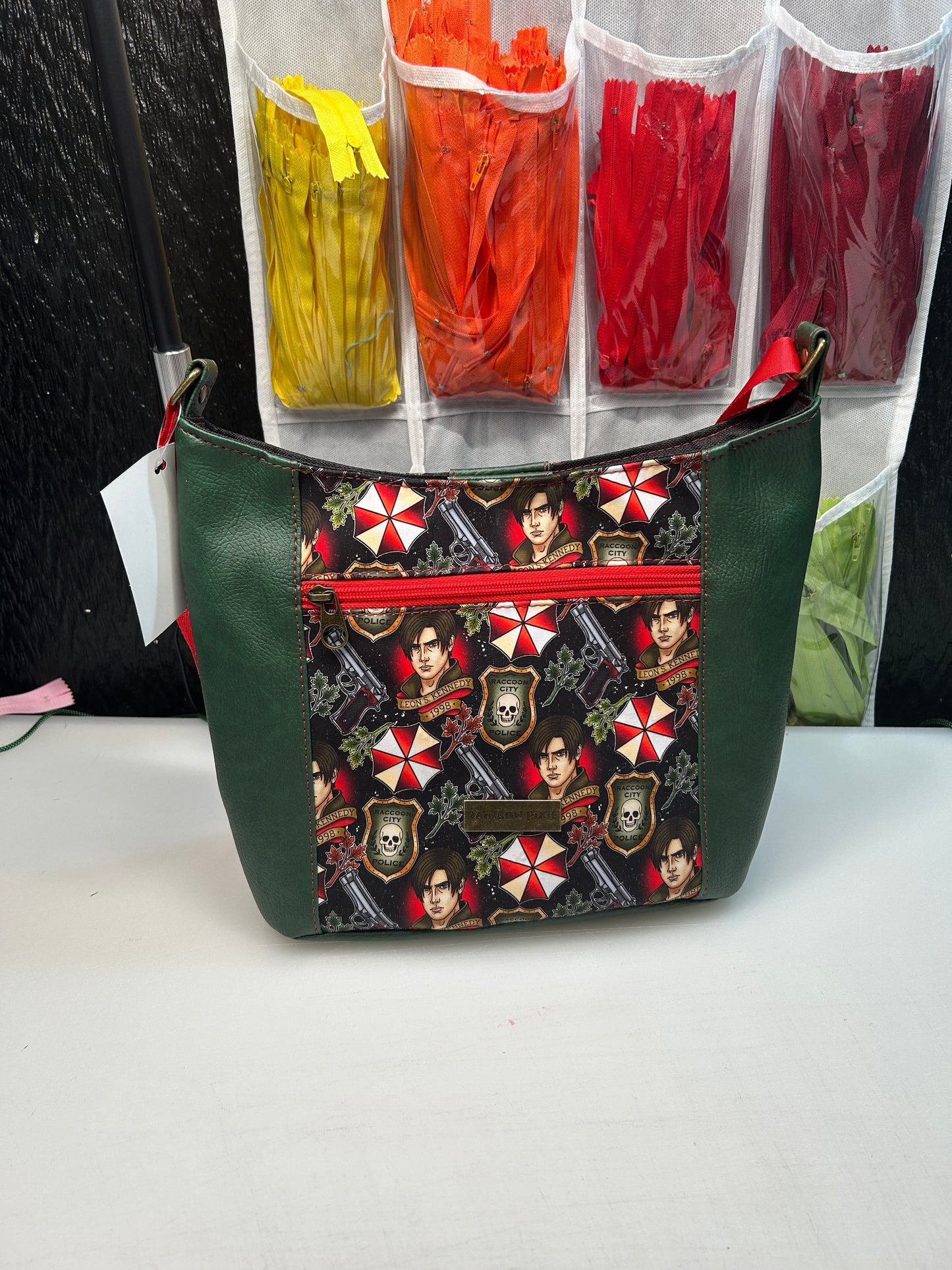 Resident Evil themed cross body hobo bag