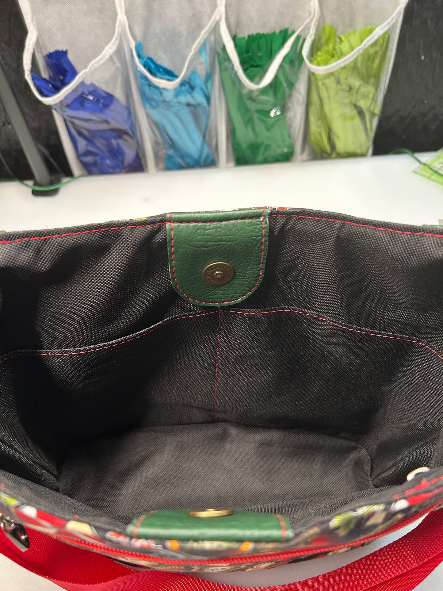 Resident Evil themed cross body hobo bag