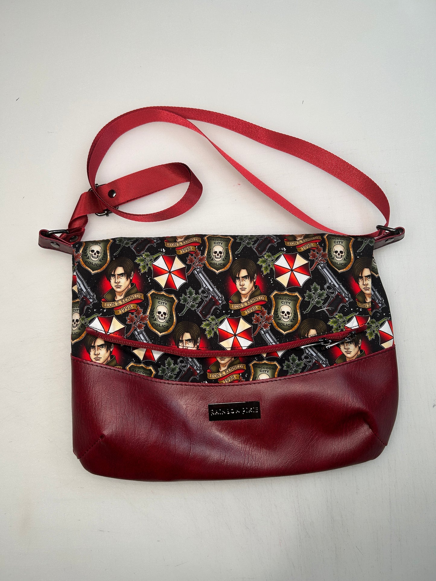 Resident Evil Themed foldover crossbody bag