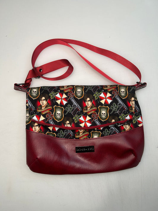 Resident Evil Themed foldover crossbody bag