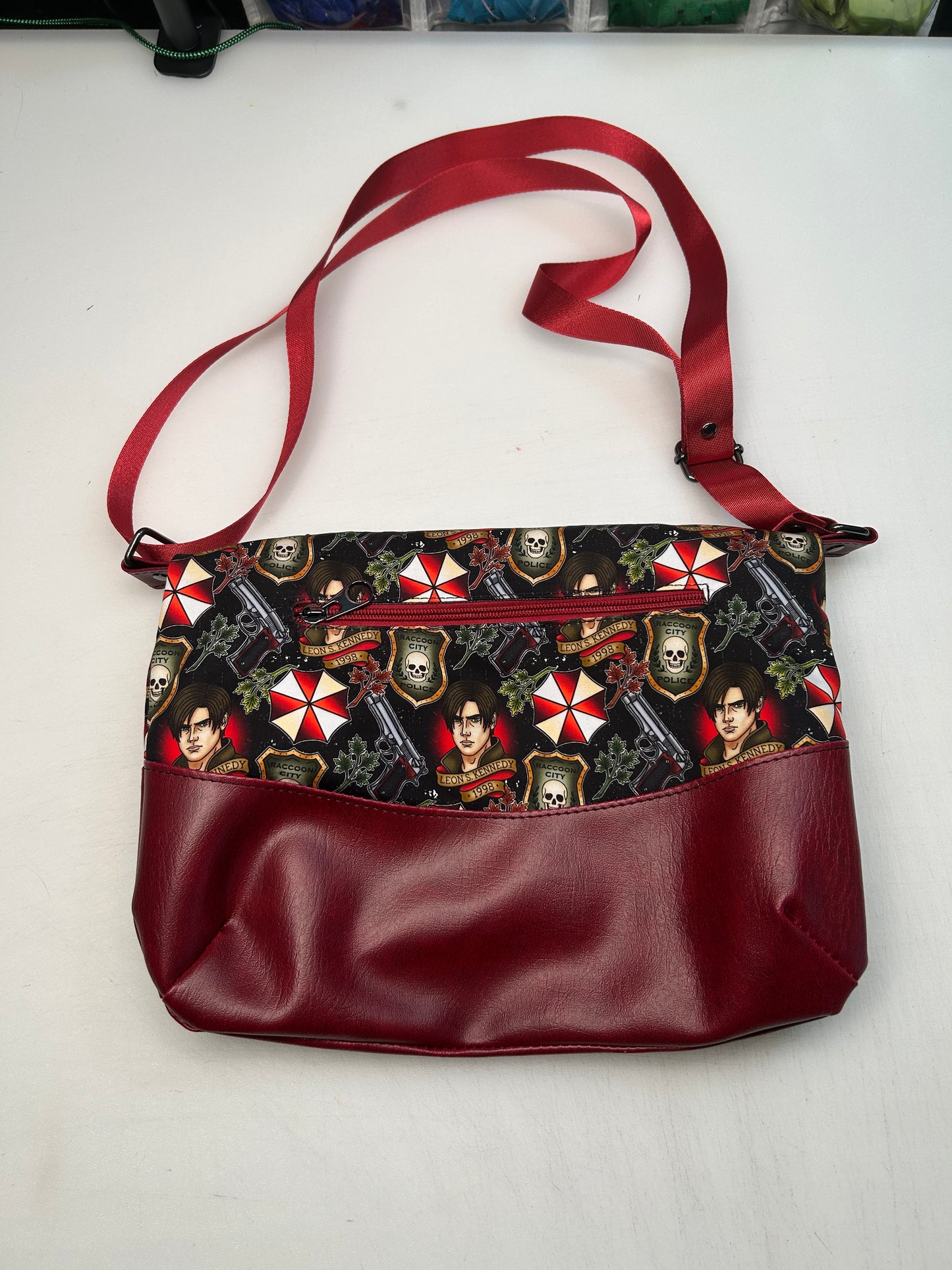 Resident Evil Themed foldover crossbody bag