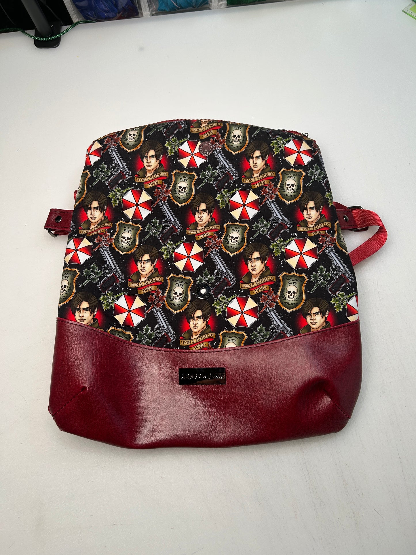 Resident Evil Themed foldover crossbody bag