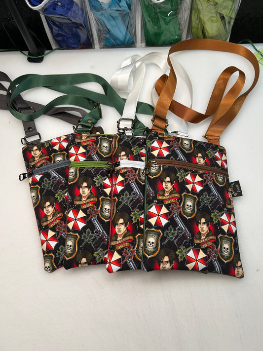 Resident Evil themed small crossbody bag