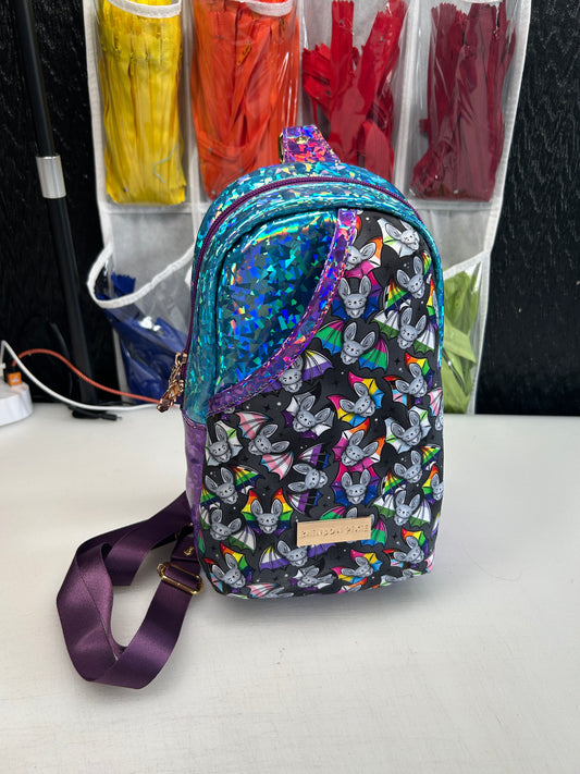 Pride Bats themed sling bag