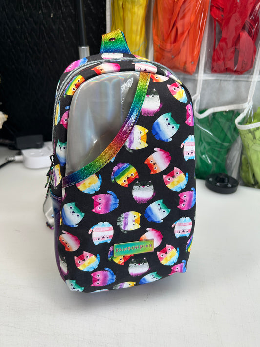 Pride Cats themed sling bag
