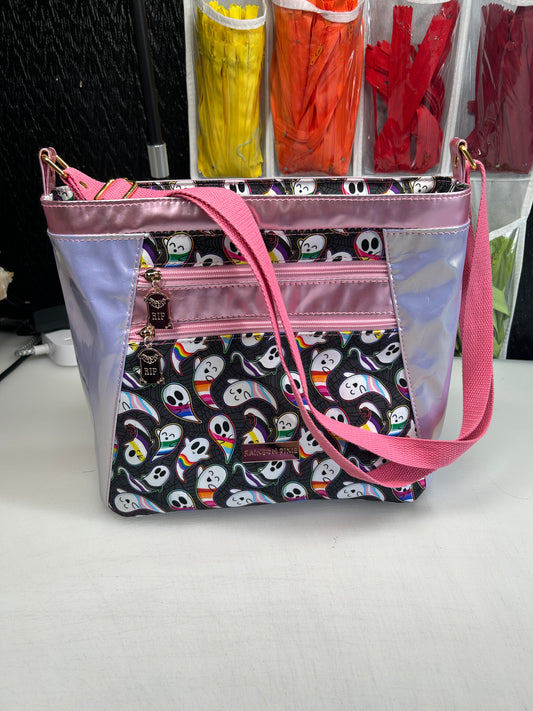 Pride ghosts Double zip Handbag