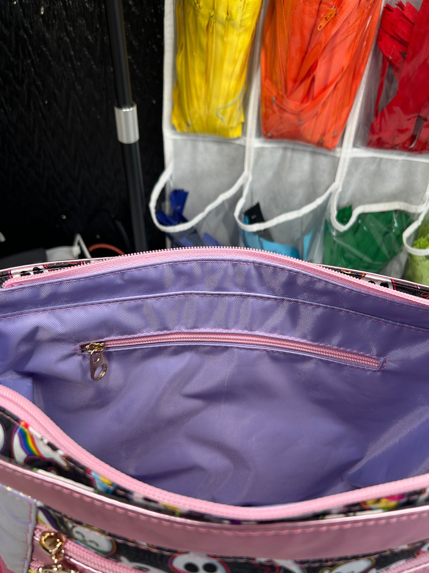 Pride ghosts Double zip Handbag